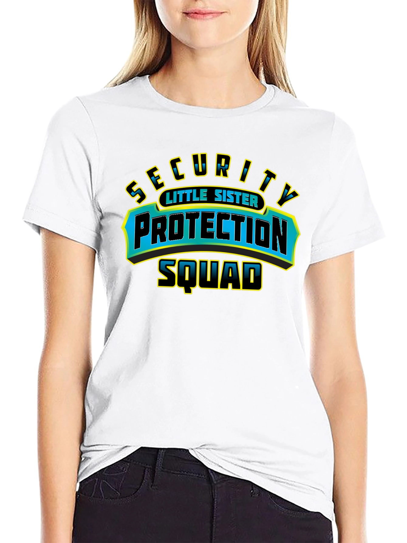 Little Sister Security Protection Squad Tee