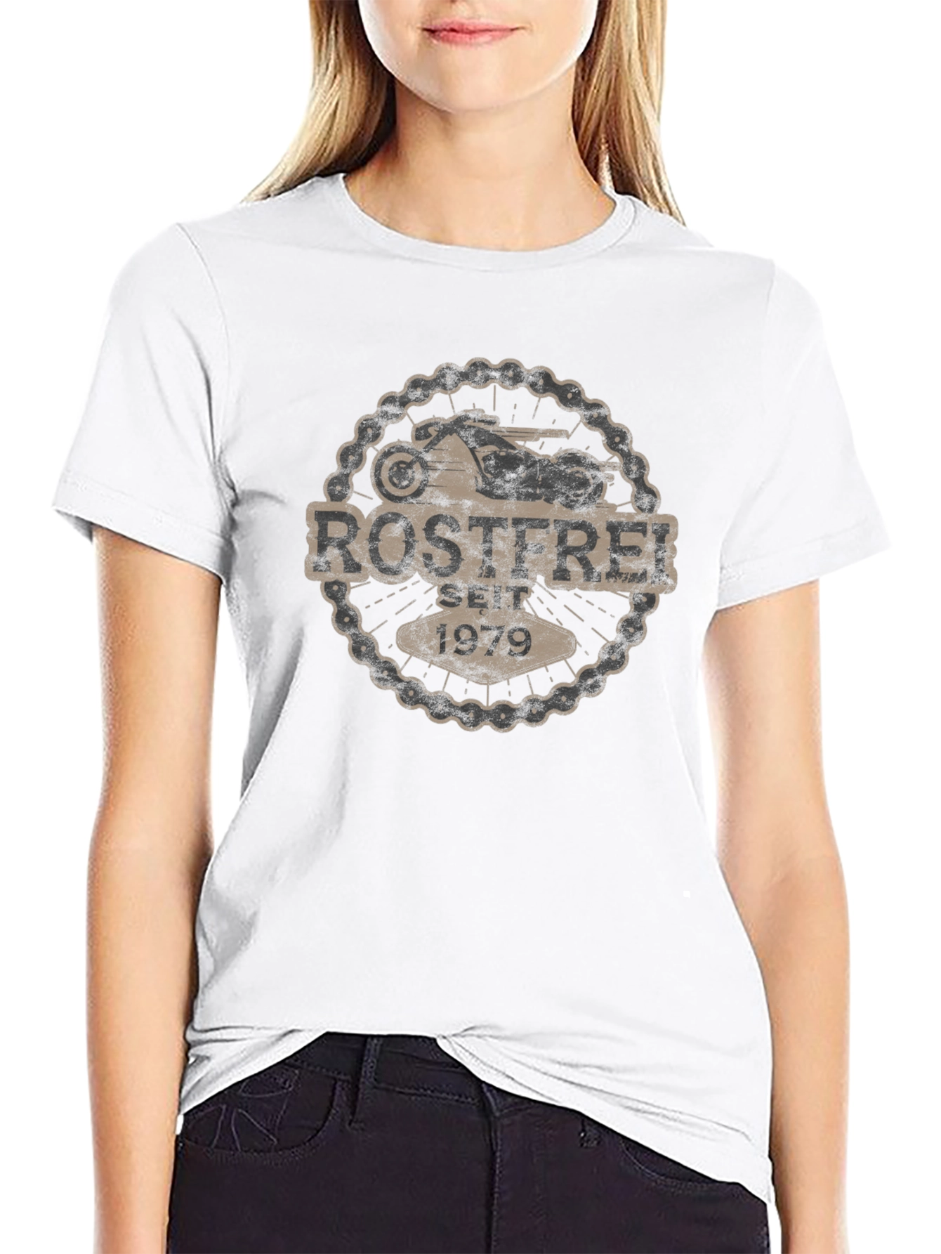 Rostfrei Since 1979 Motorcycle Graphic T-Shirt