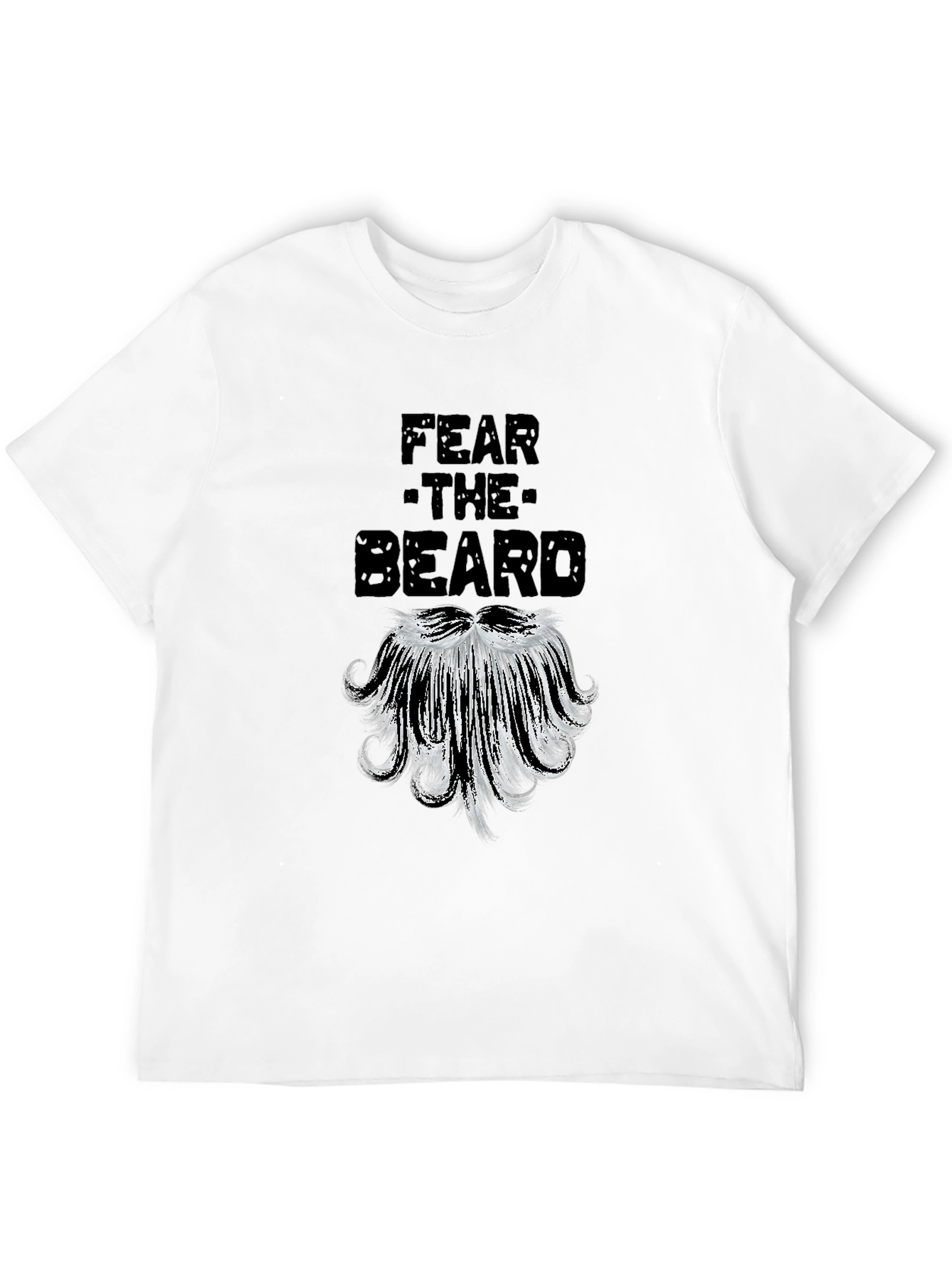 Fear the Beard Graphic Tee - Black Cotton T-Shirt