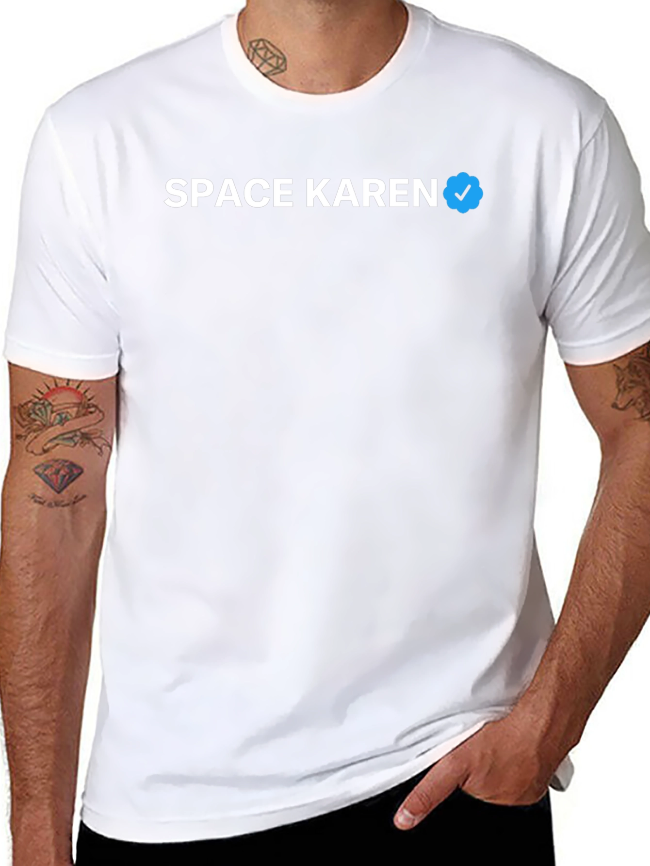 Space Karen Verified T-Shirt - Funny Novelty Tee
