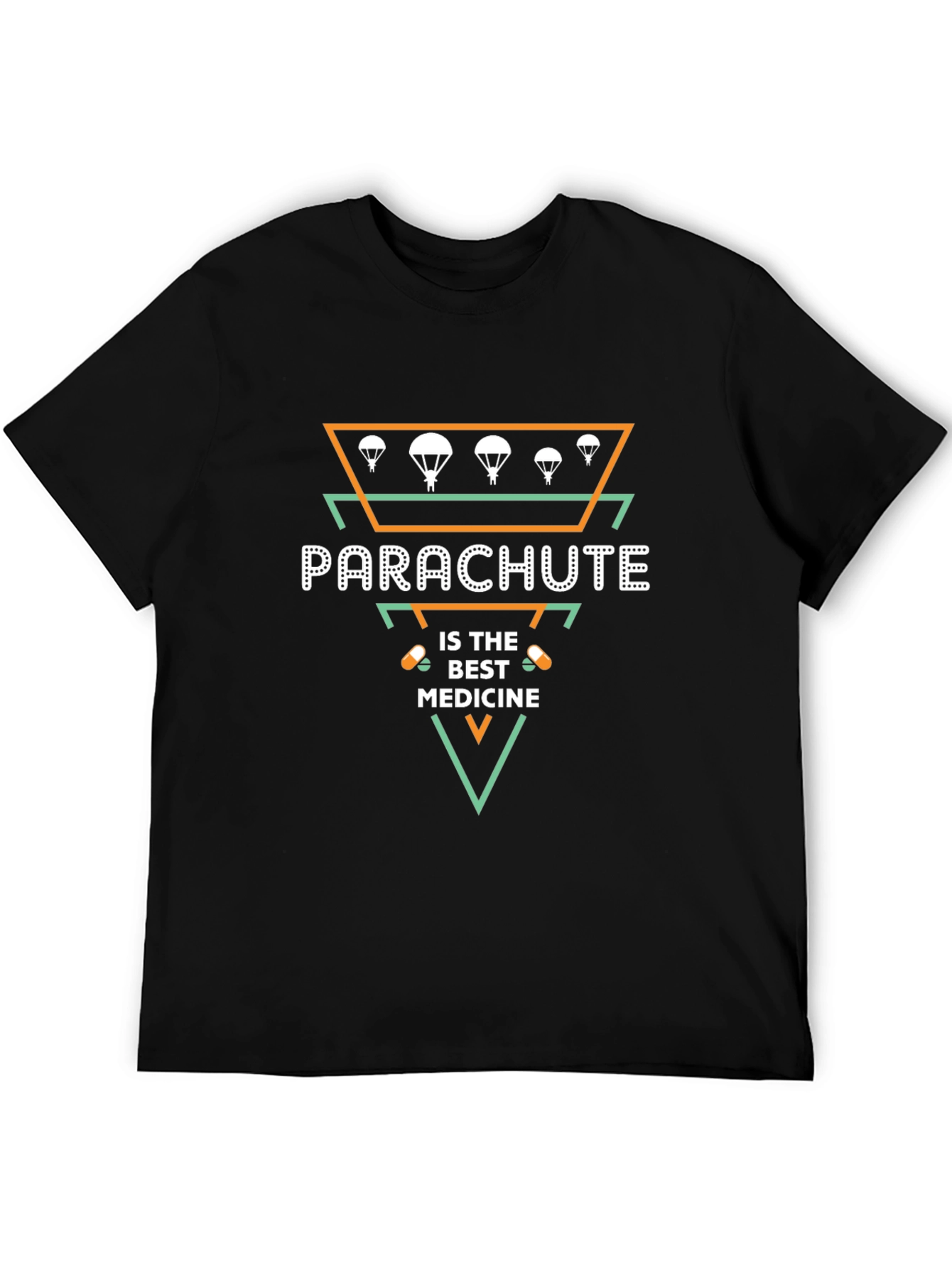 Parachute is The Best Medicine Graphic T-Shirt