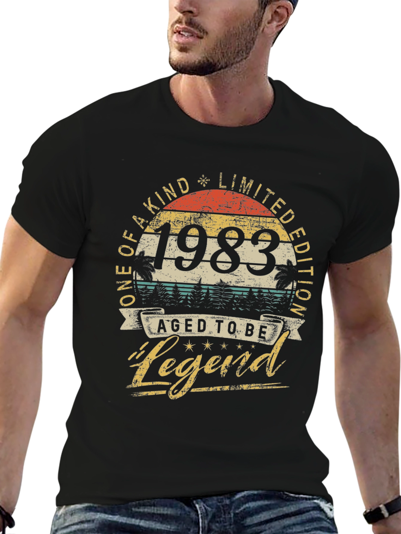 Aged to be Legend 1983 Graphic T-Shirt
