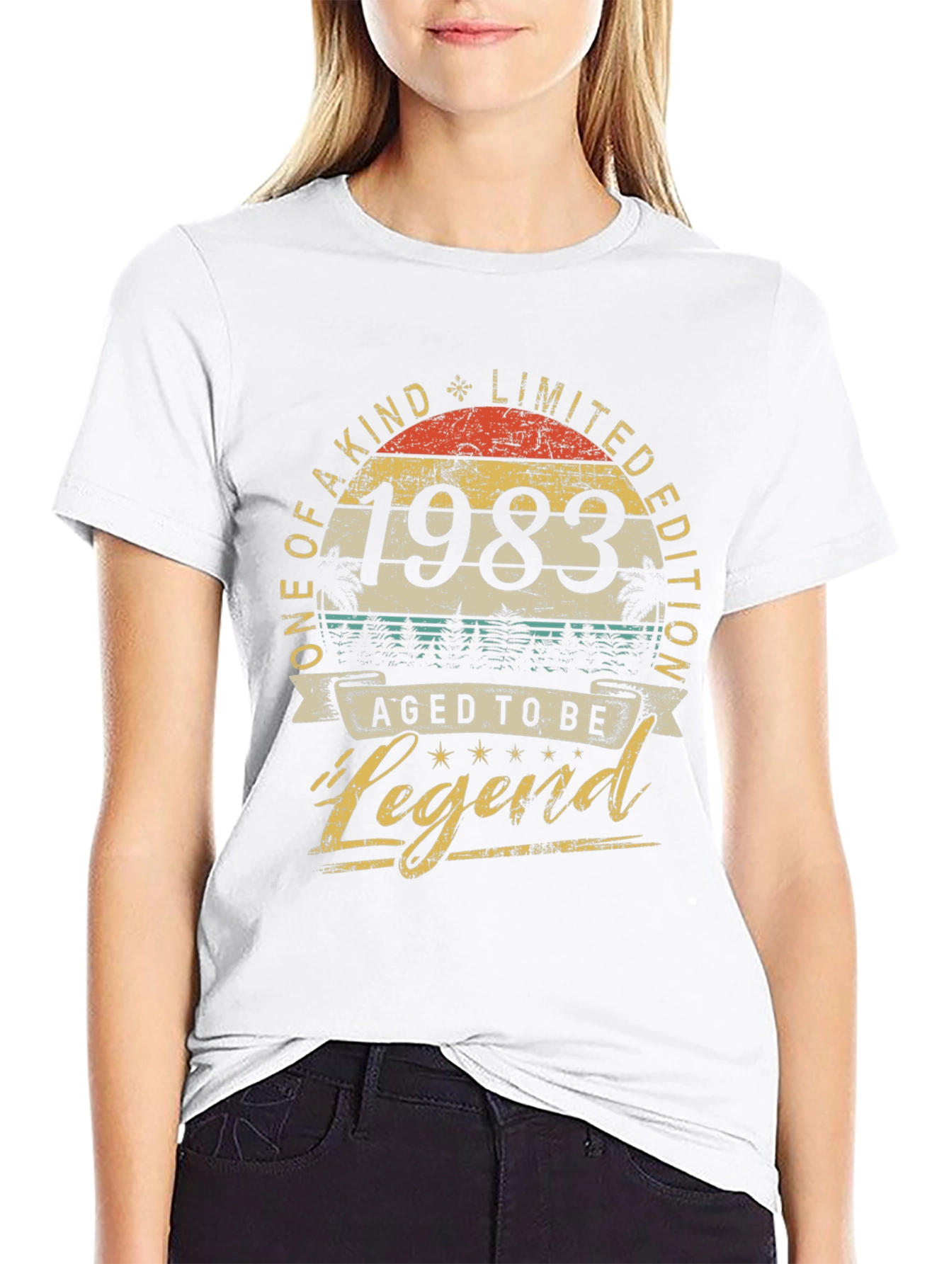 Aged to be Legend 1983 Graphic T-Shirt