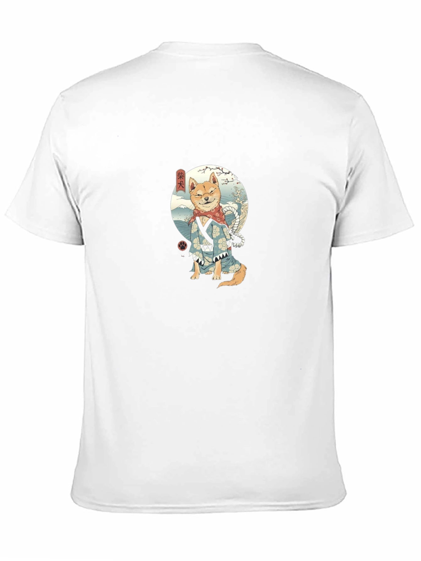 Shiba Inu Samurai T-Shirt - Ukiyo-e Dog Warrior