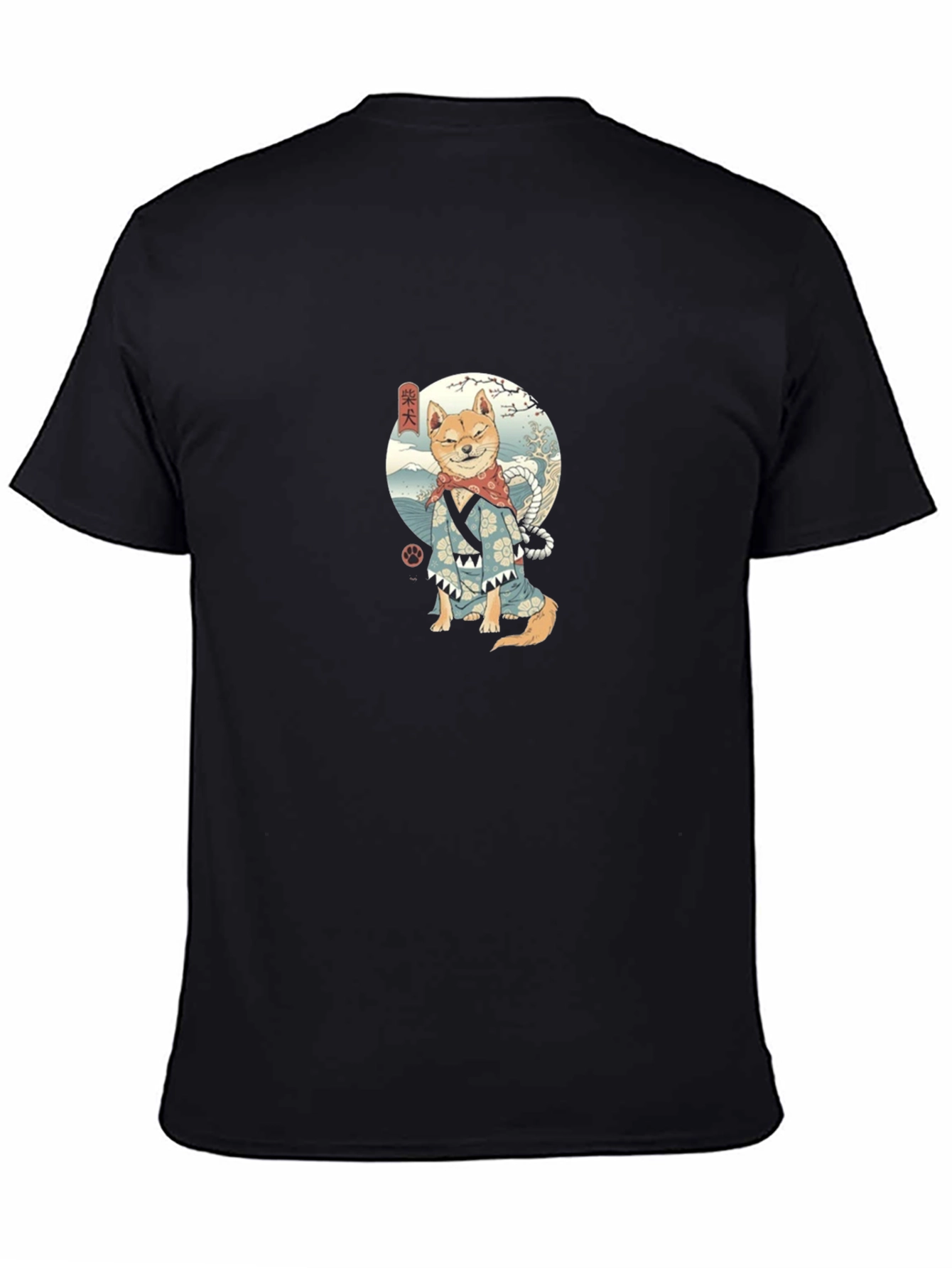 Shiba Inu Samurai T-Shirt - Ukiyo-e Dog Warrior