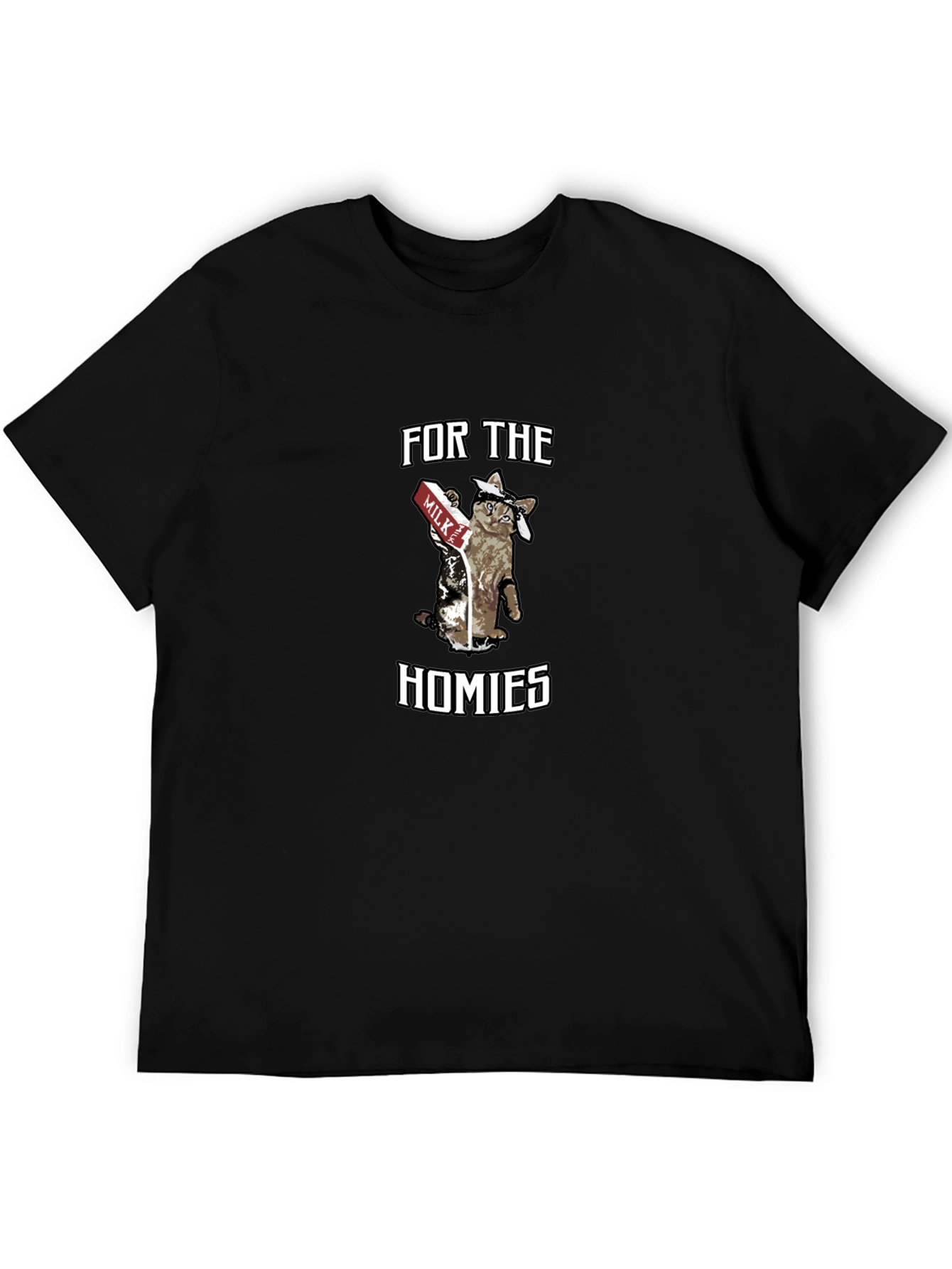 For the Homies Cat Milk T-Shirt