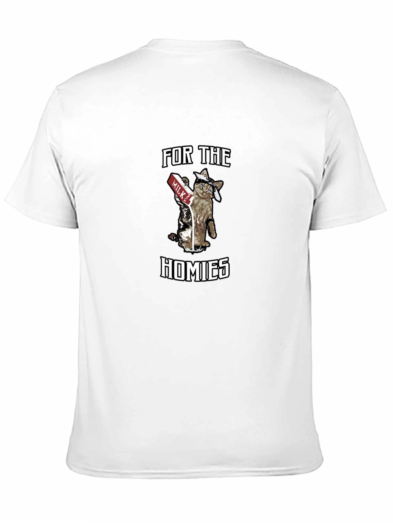 For the Homies Cat Milk T-Shirt