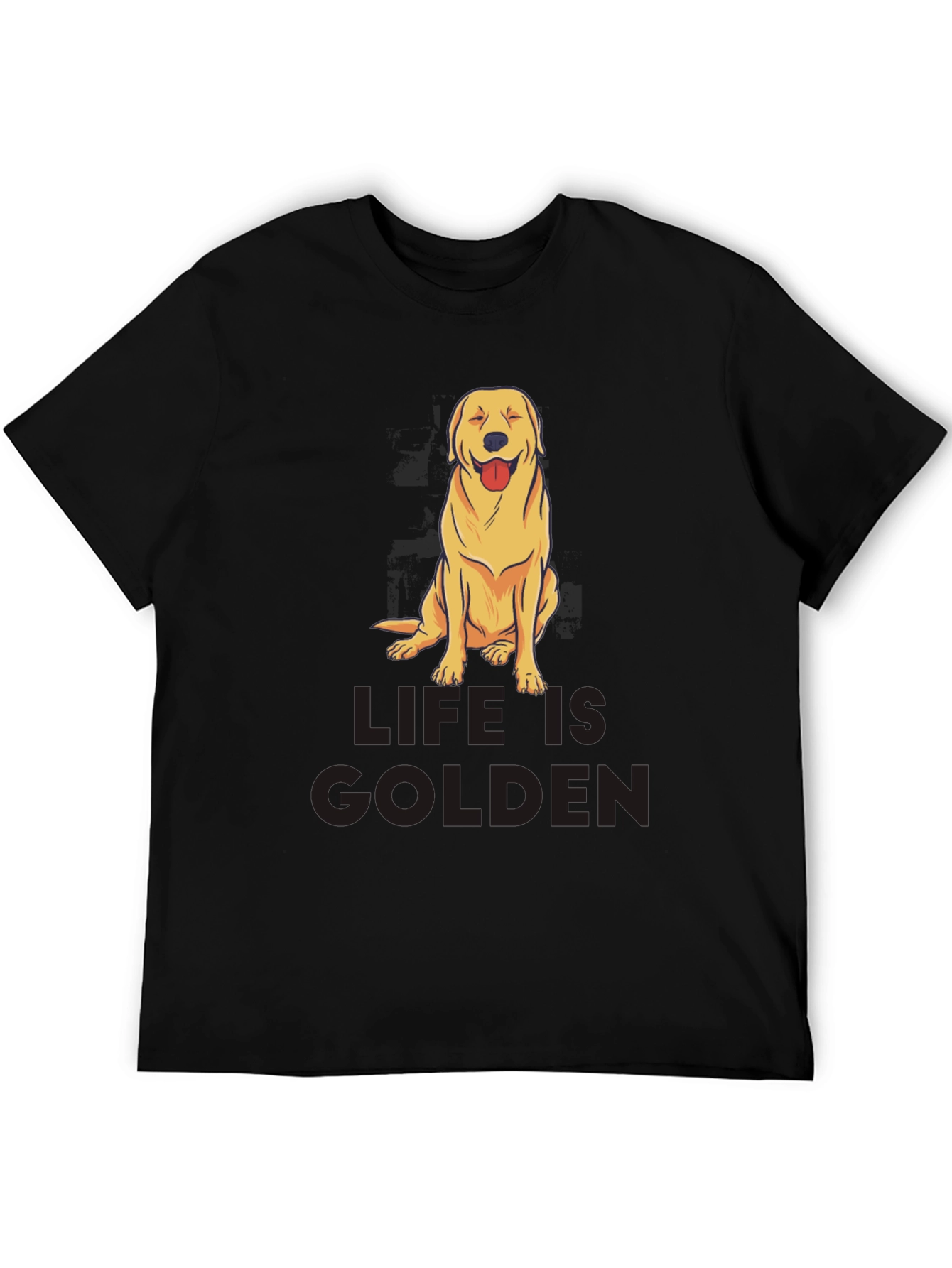Life is Golden Dog Graphic Tee