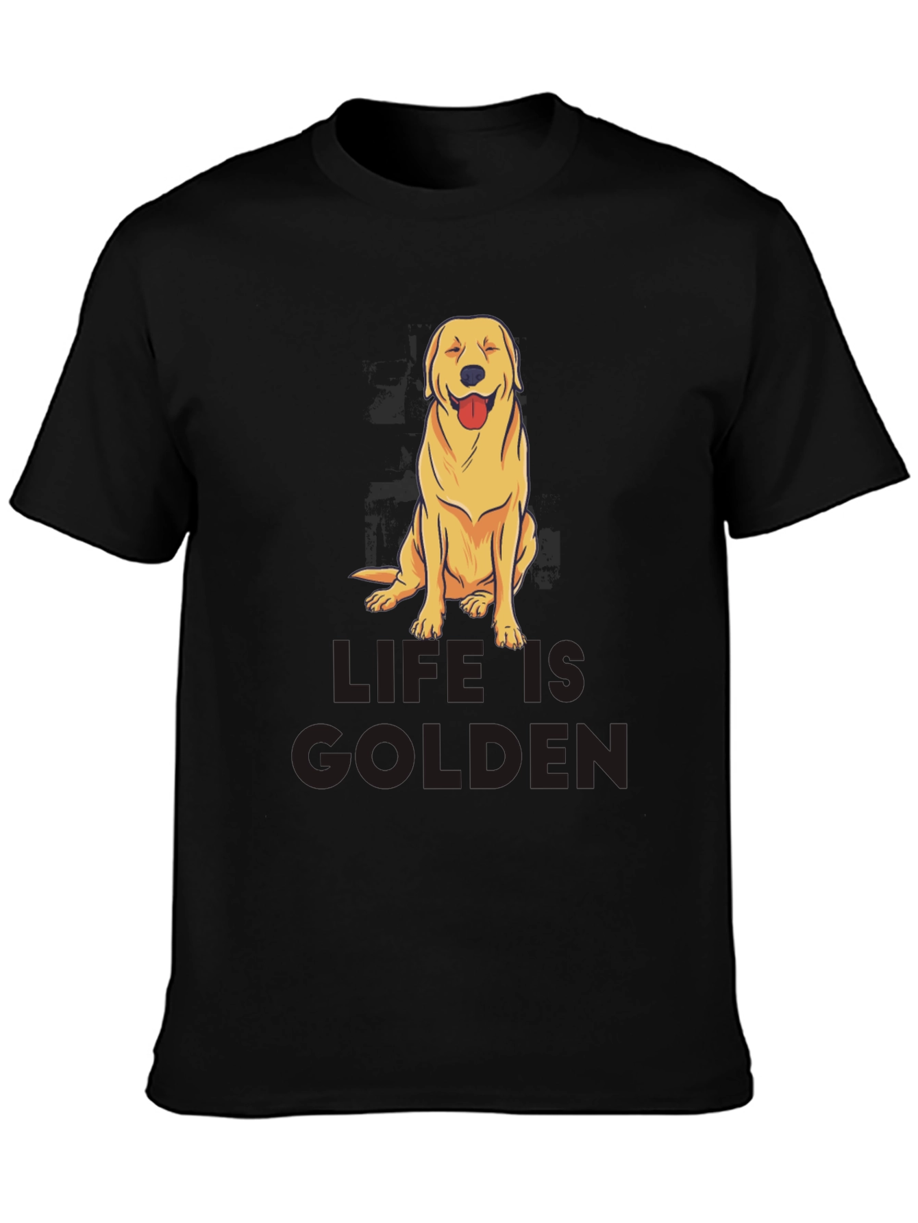 Life is Golden Dog Graphic Tee