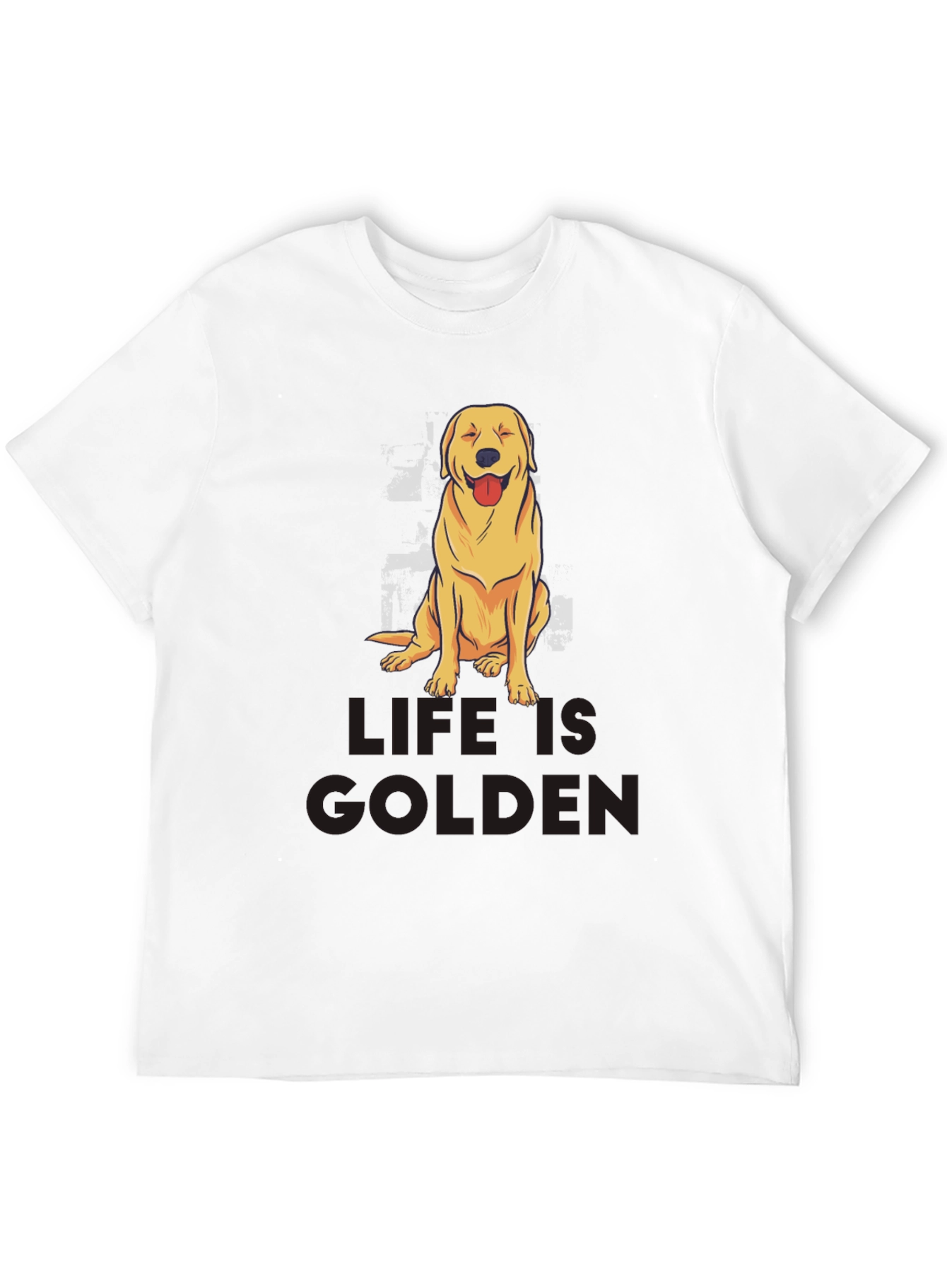 Life is Golden Dog Graphic Tee