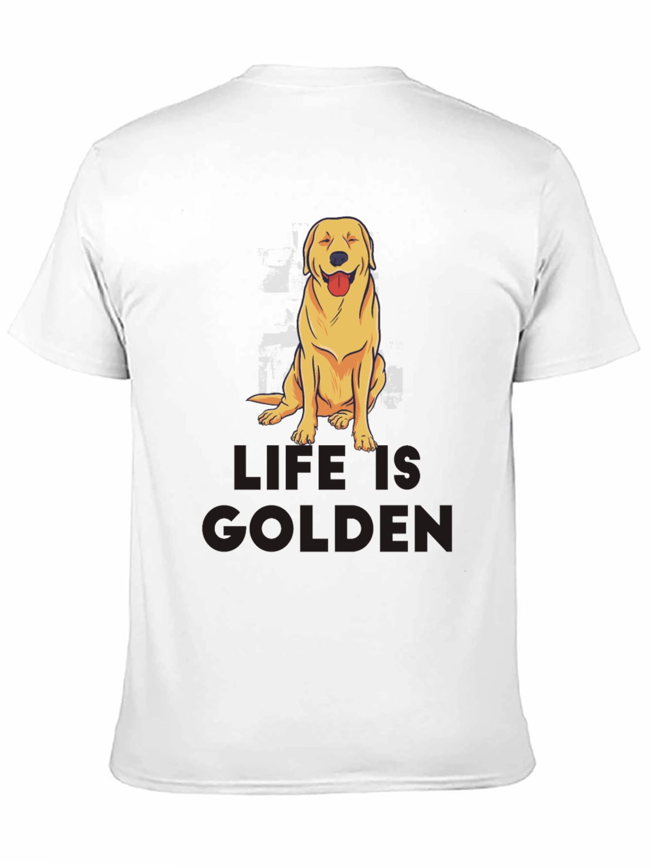 Life is Golden Dog Graphic Tee