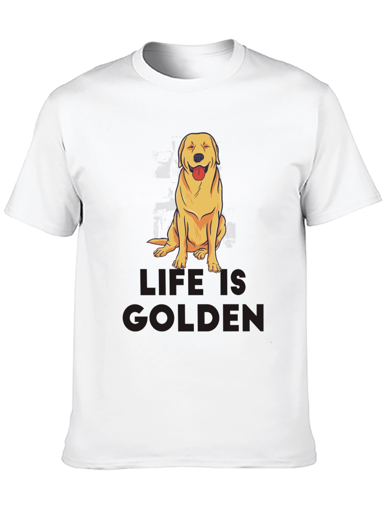 Life is Golden Dog Graphic Tee