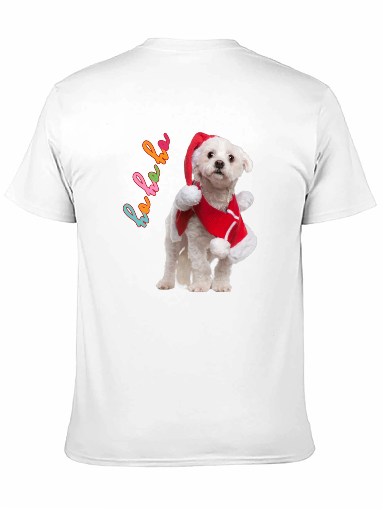 Christmas Dog T-Shirt - Ho Ho Ho Holiday Style!