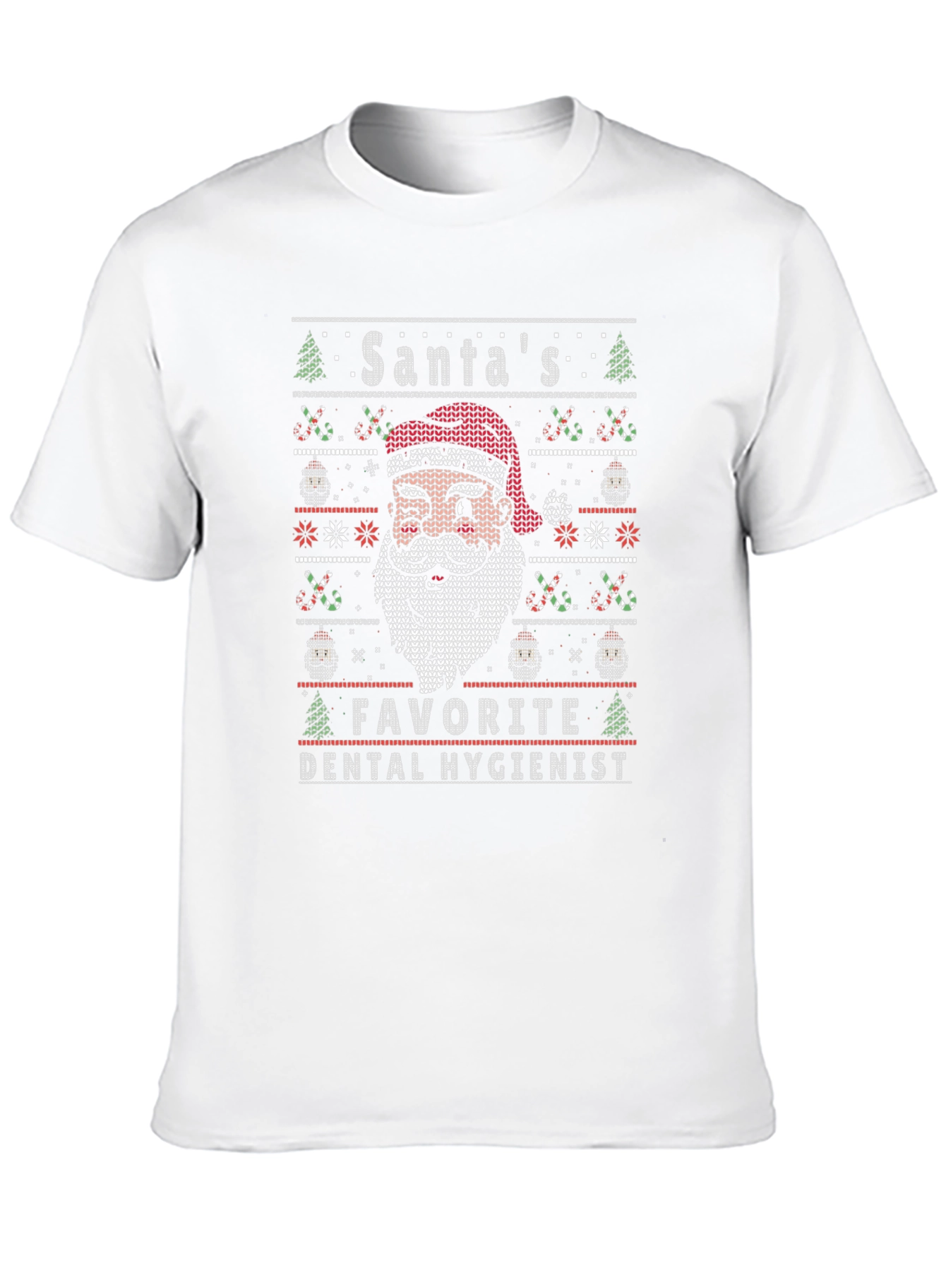 Santas Favorite Dental Hygienist Christmas T-Shirt
