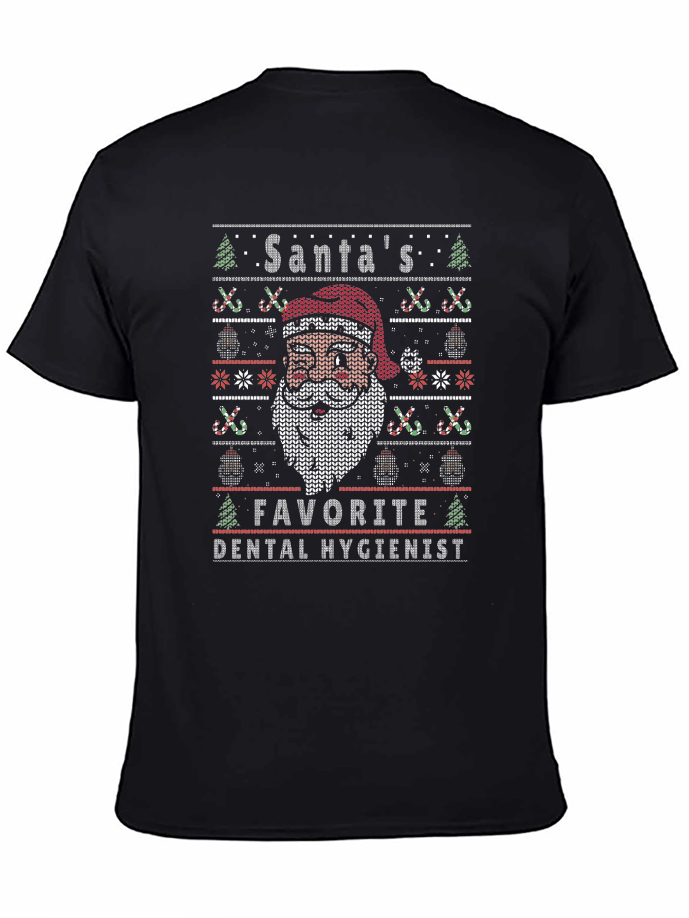 Santas Favorite Dental Hygienist Christmas T-Shirt