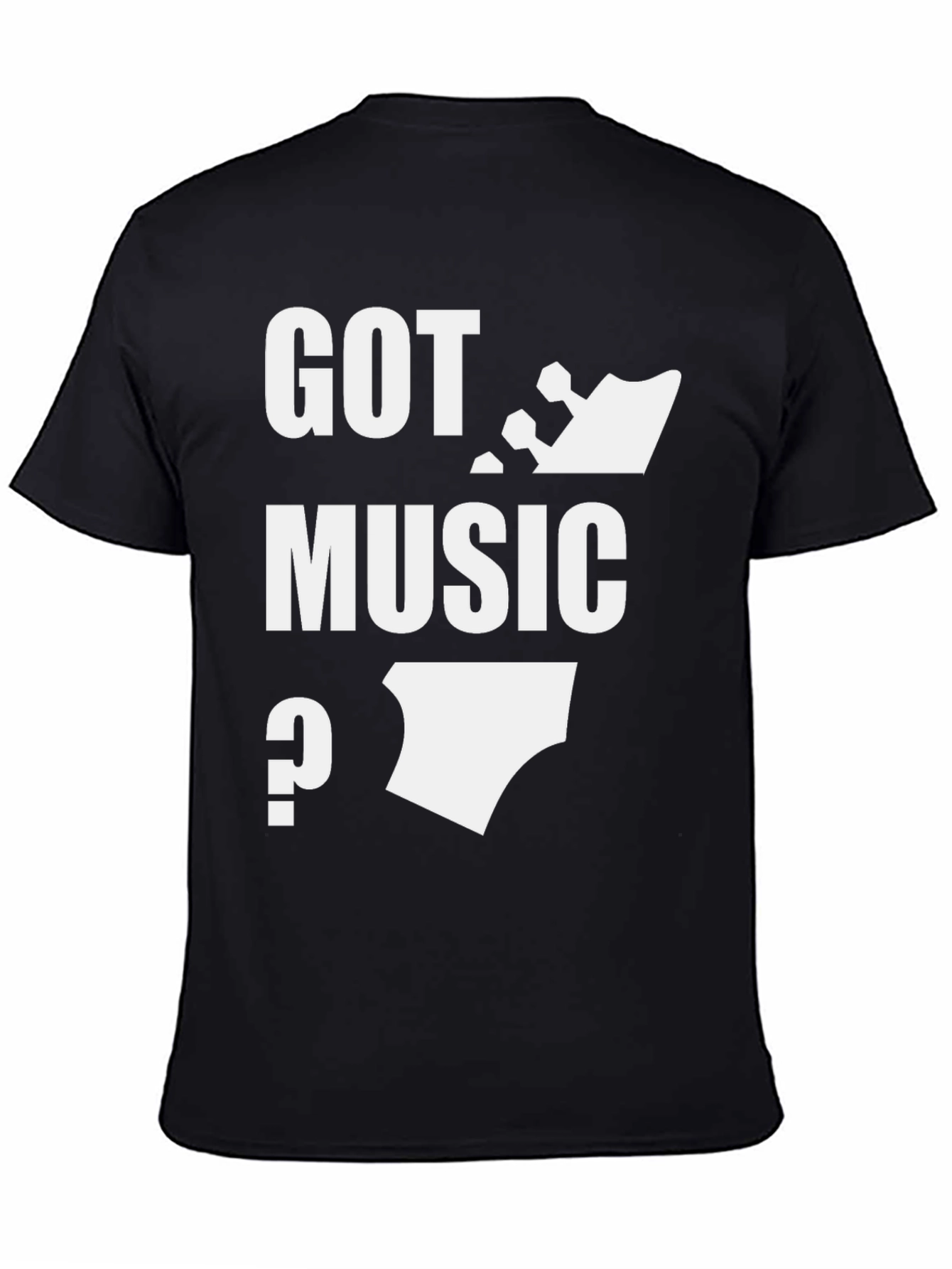 Got Music? Black T-Shirt Graphic Tee