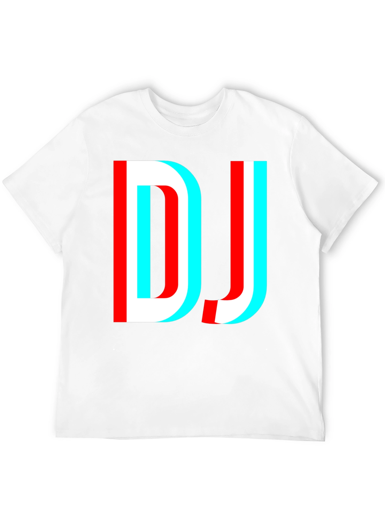 DJ Glitch Graphic Black T-Shirt