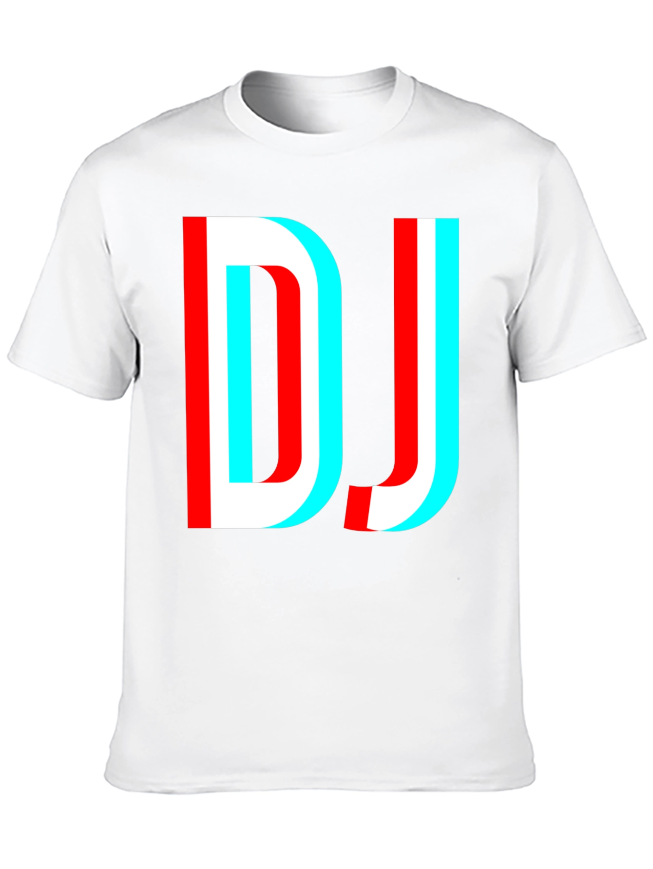DJ Glitch Graphic Black T-Shirt