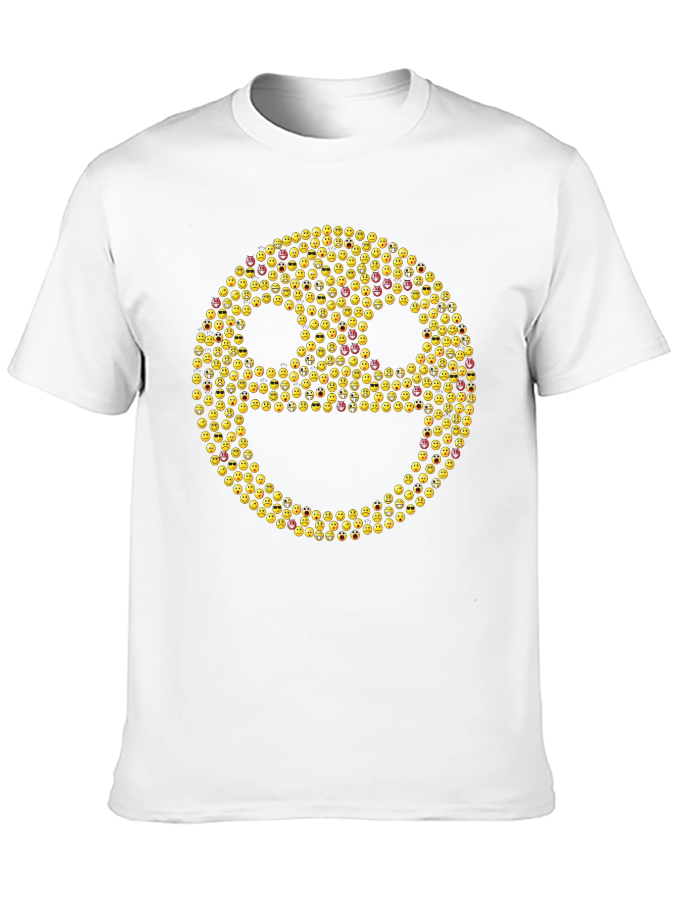 Emoji Face Black T-Shirt