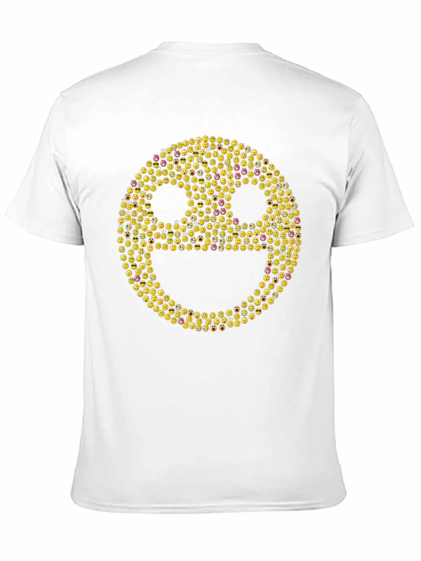 Emoji Face Black T-Shirt