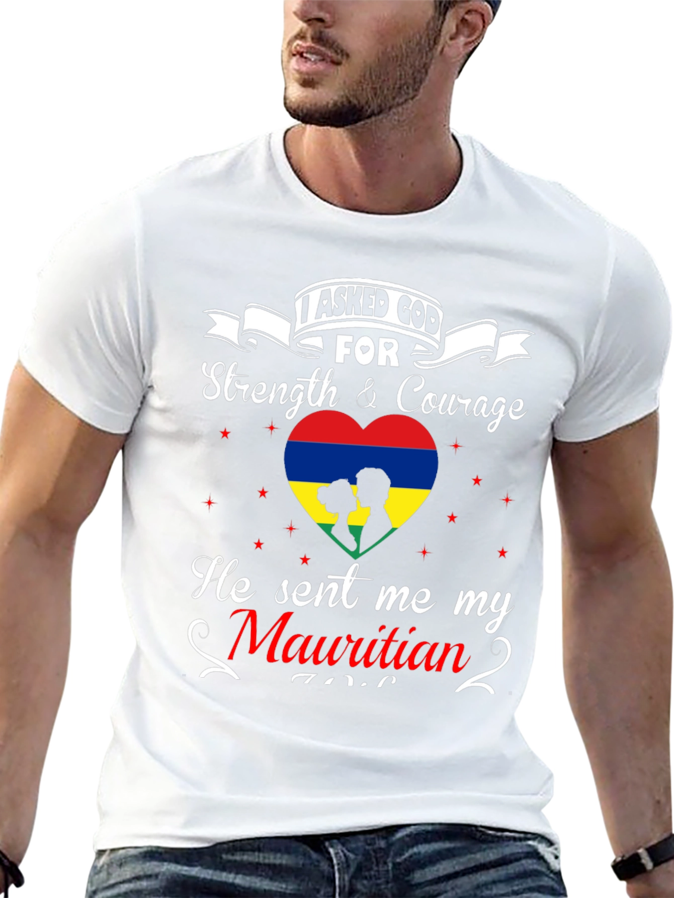 Mauritian Soulmate Tee - I Asked God T-Shirt