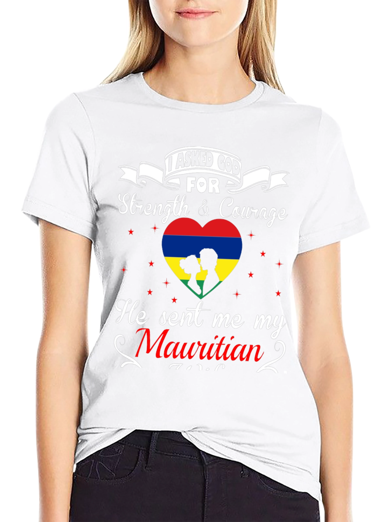Mauritian Soulmate Tee - I Asked God T-Shirt