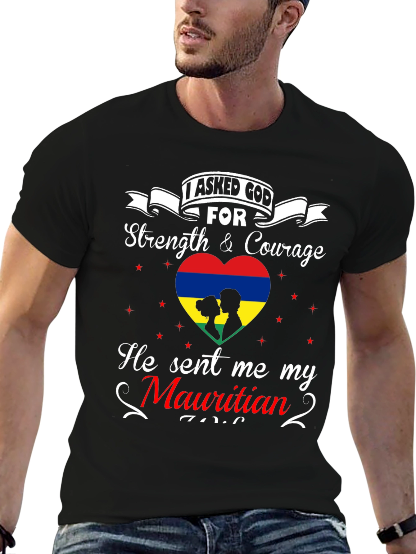 Mauritian Soulmate Tee - I Asked God T-Shirt