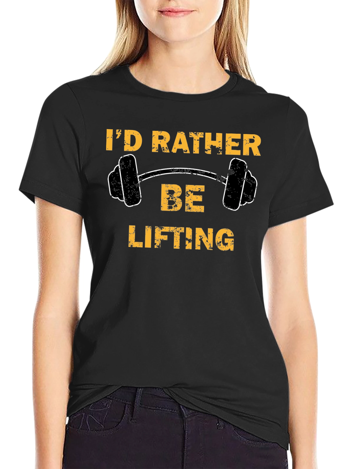 Id Rather Be Lifting Graphic Tee