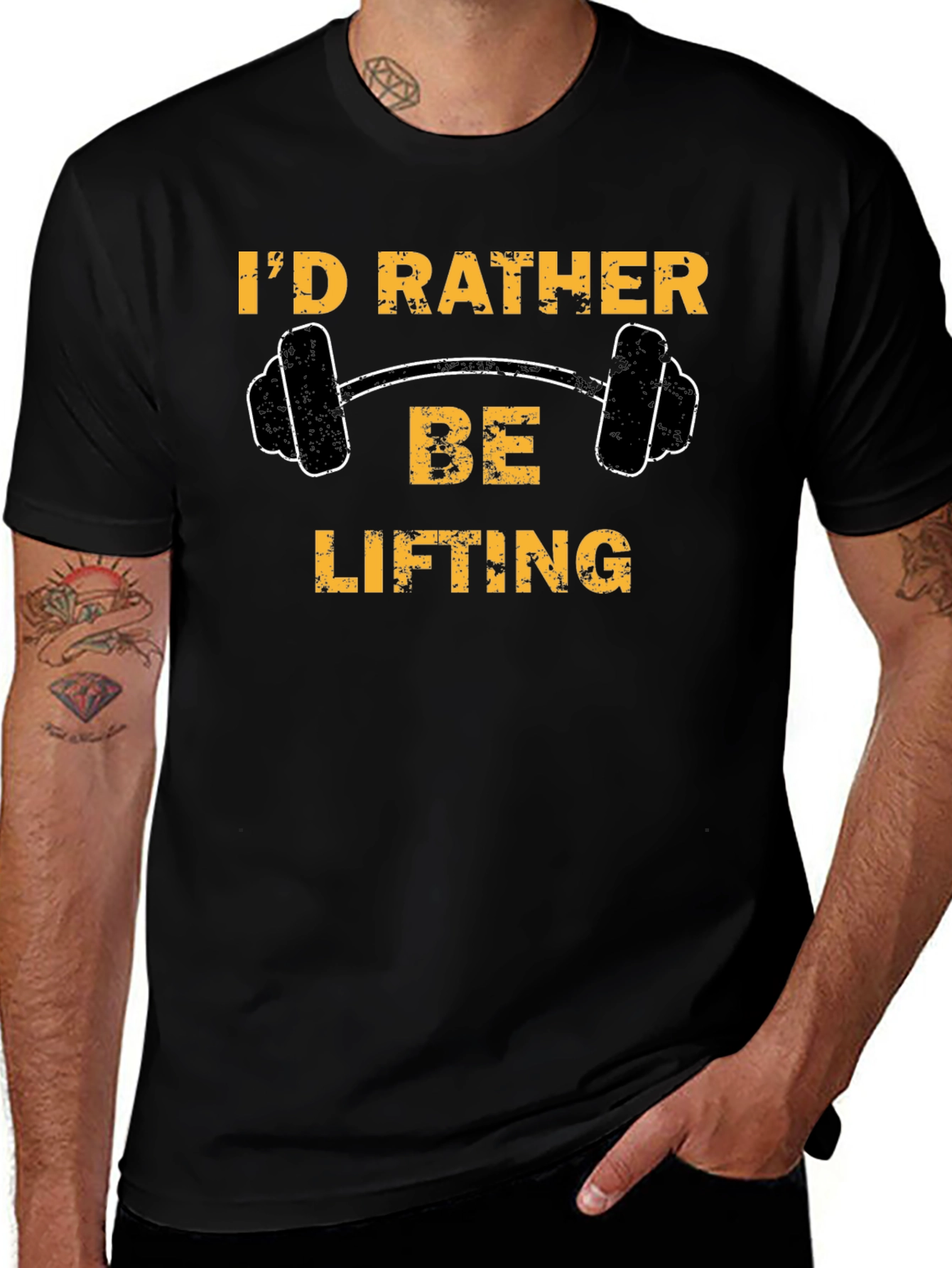Id Rather Be Lifting Graphic Tee