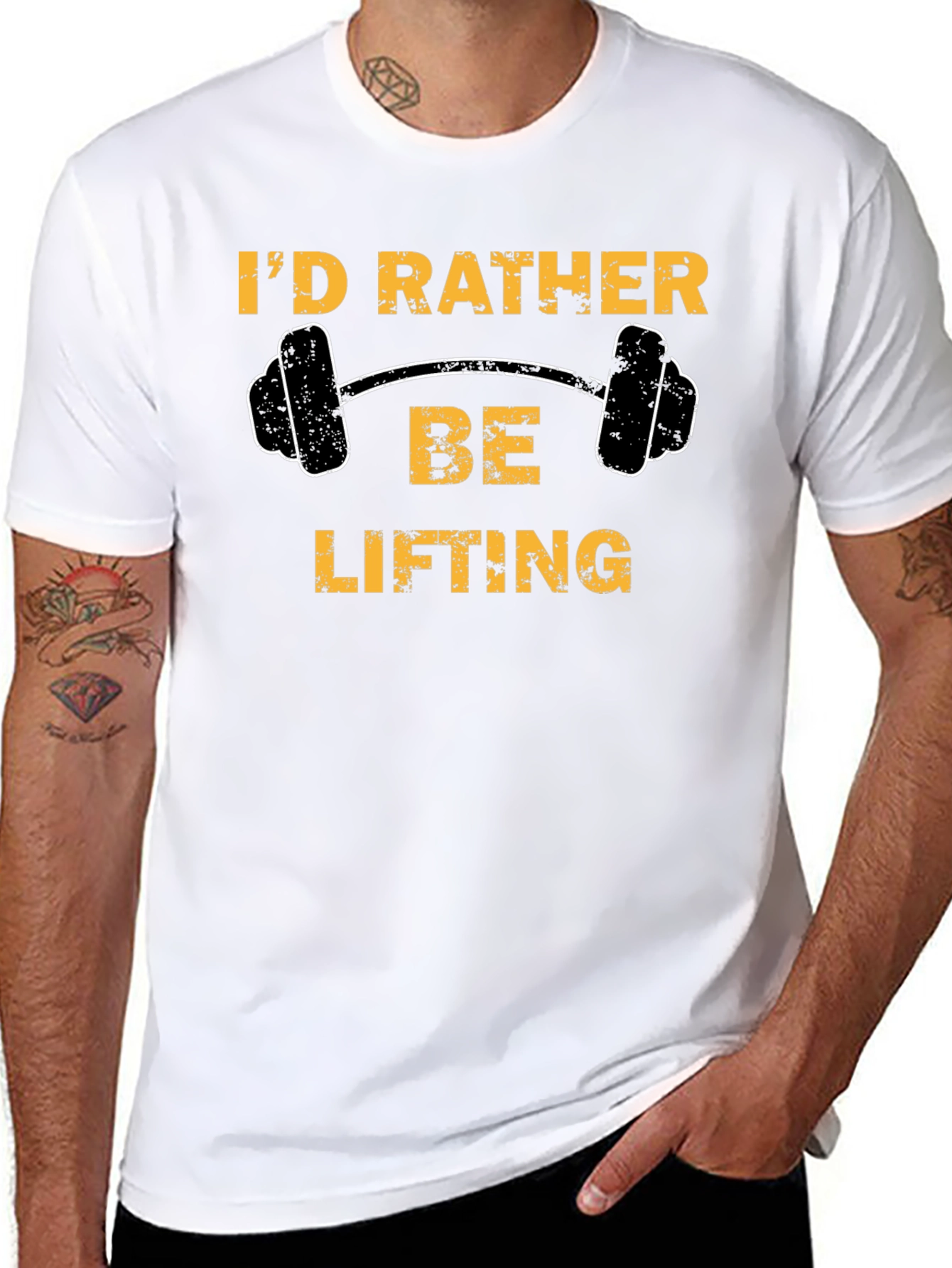 Id Rather Be Lifting Graphic Tee