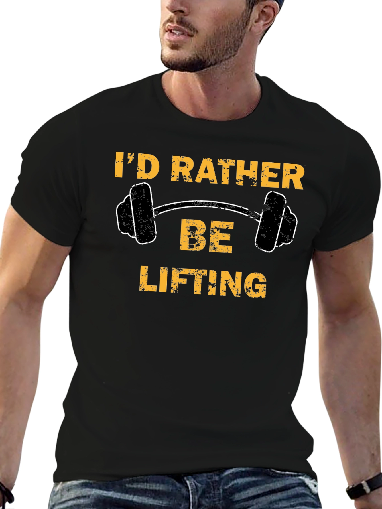 Id Rather Be Lifting Graphic Tee