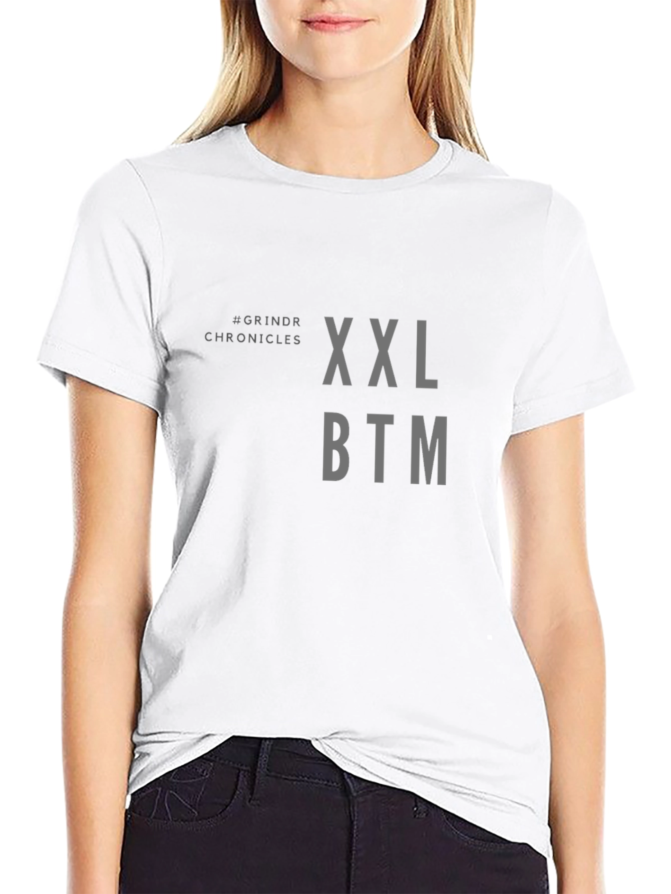 Grindr Chronicles XXL BTM Black T-Shirt