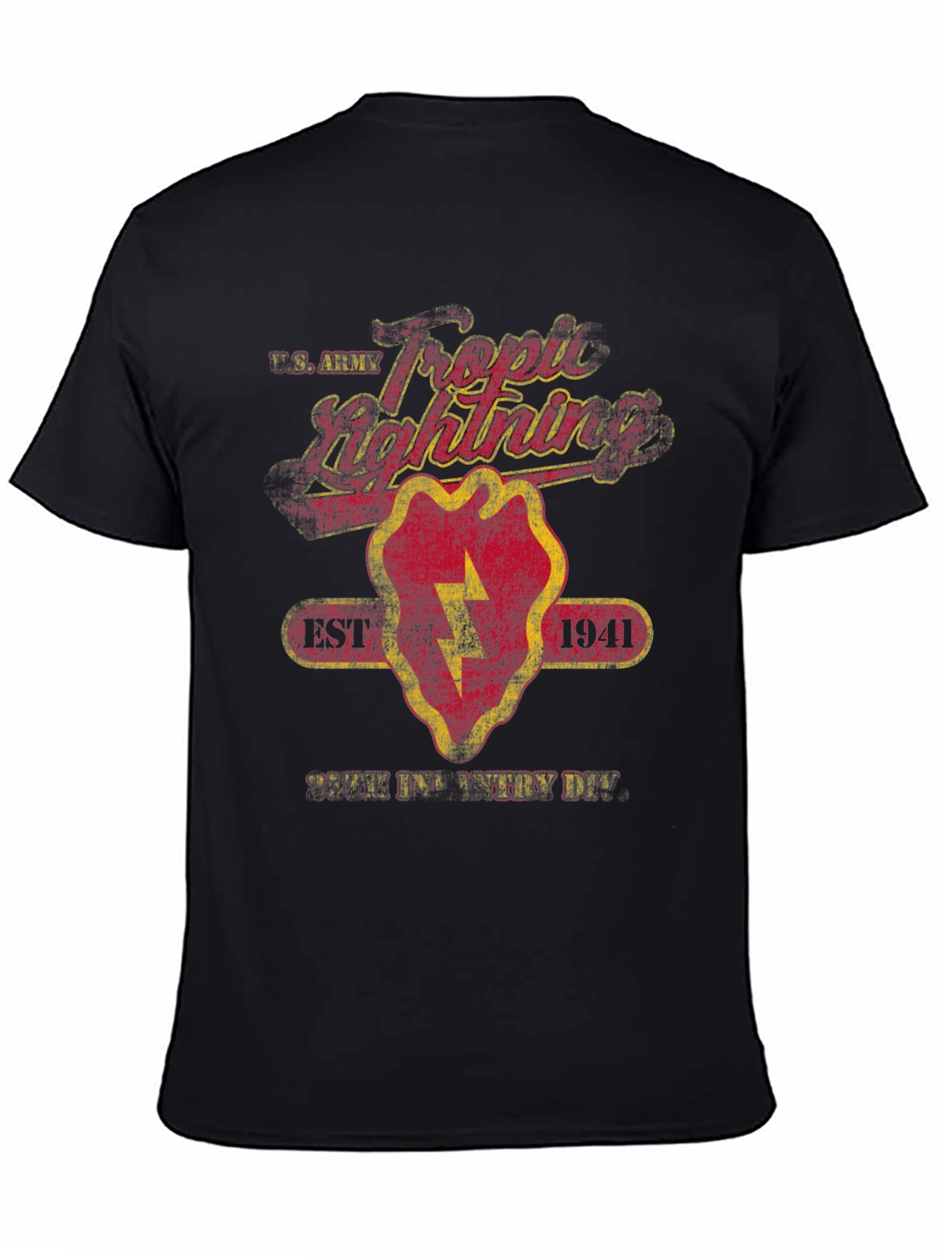25th Infantry Division Tropic Lightning Graphic T-Shirt