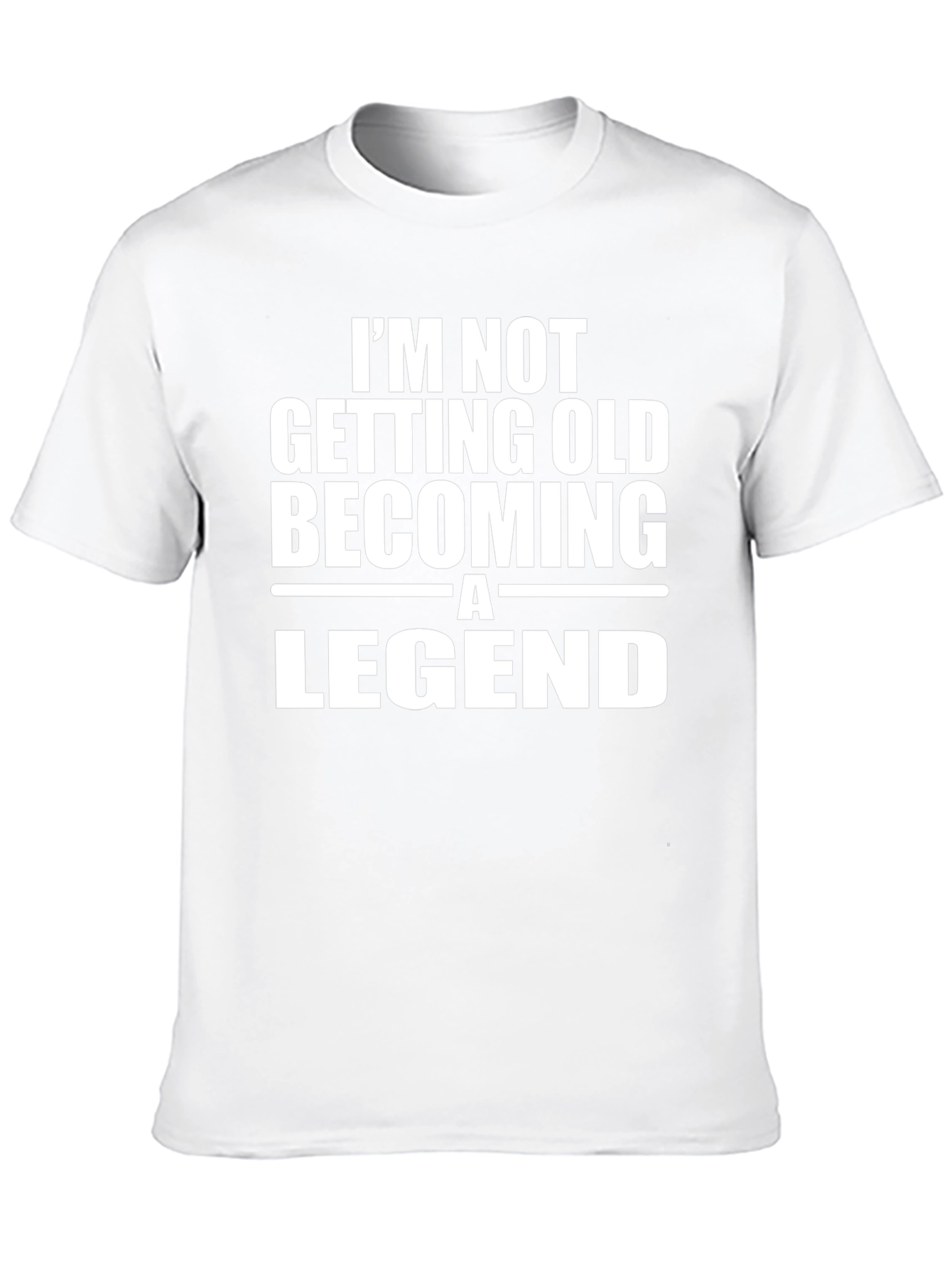 Im Not Getting Old Becoming a Legend Black T-Shirt