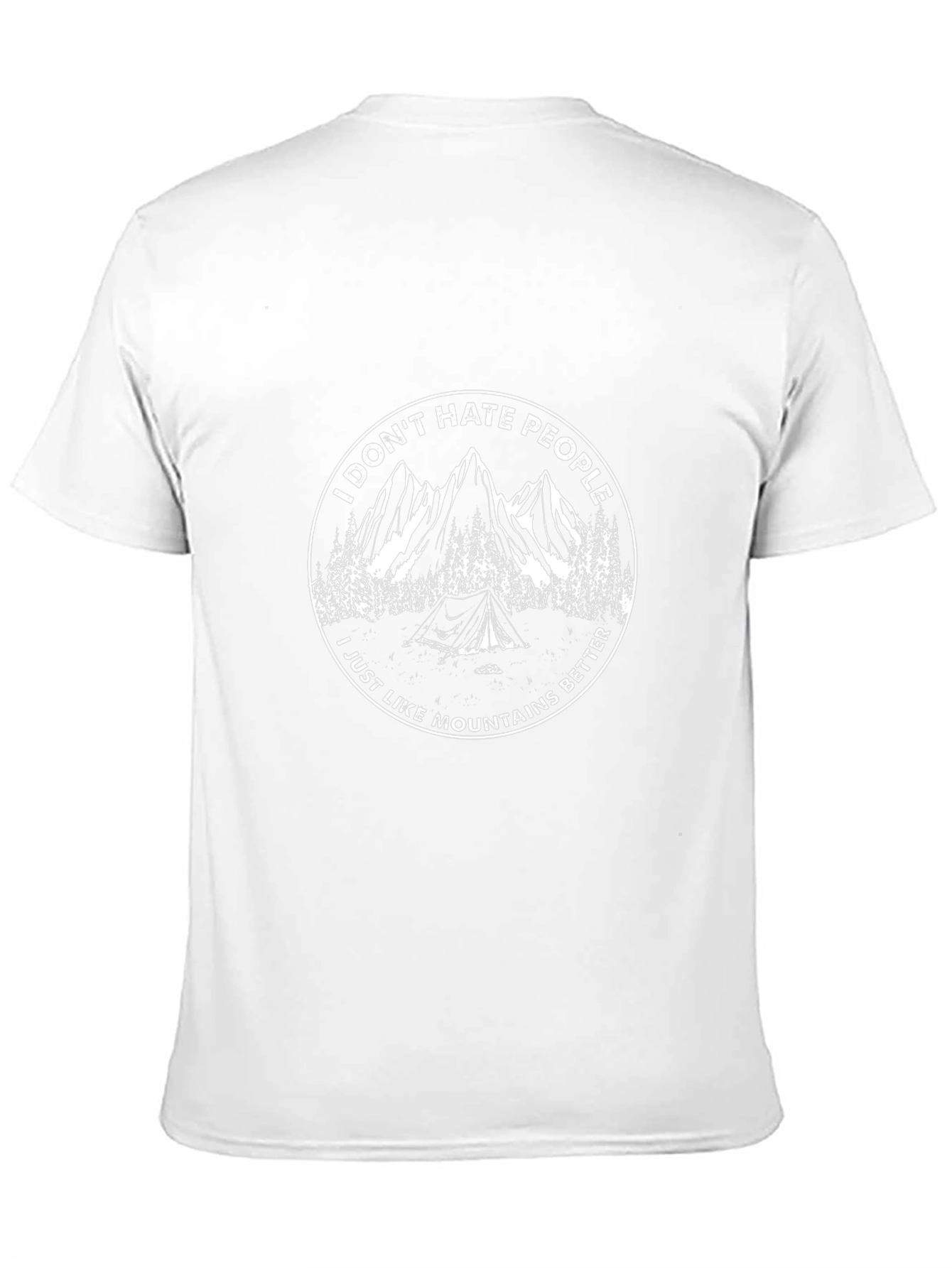 I Dont Hate People Mountains T-Shirt