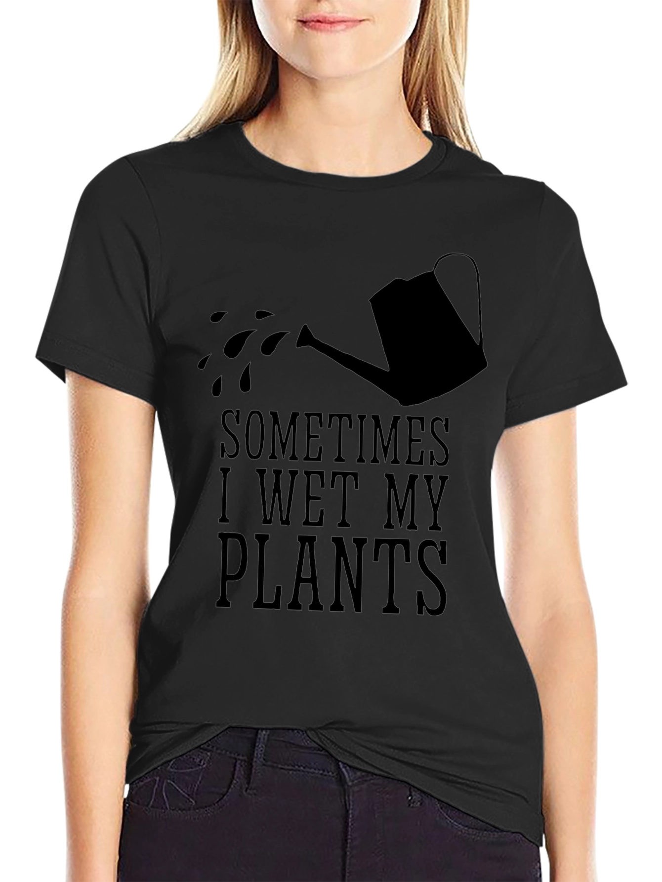 Sometimes I Wet My Plants Funny Gardening T-Shirt