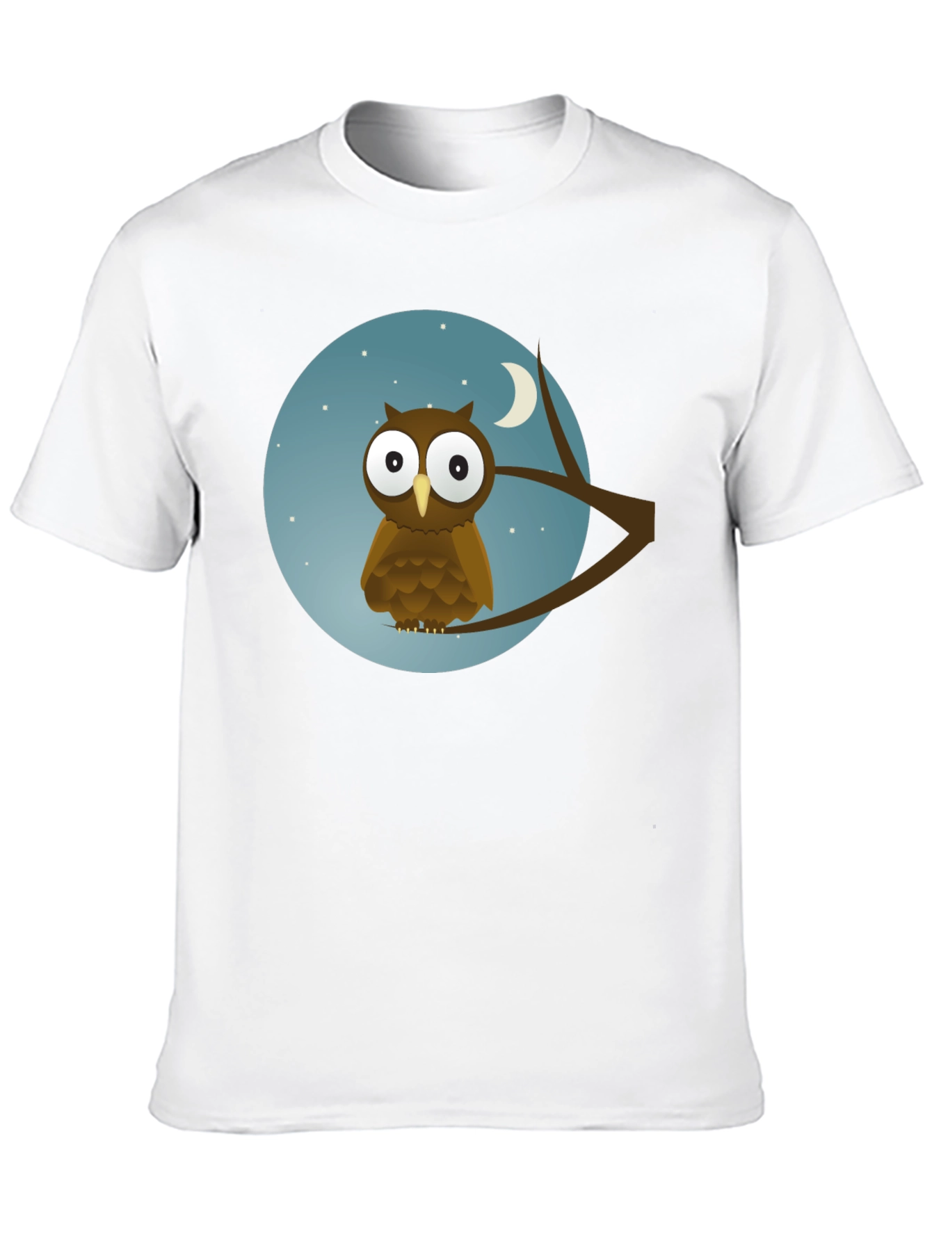 Owl Moon Black T-Shirt