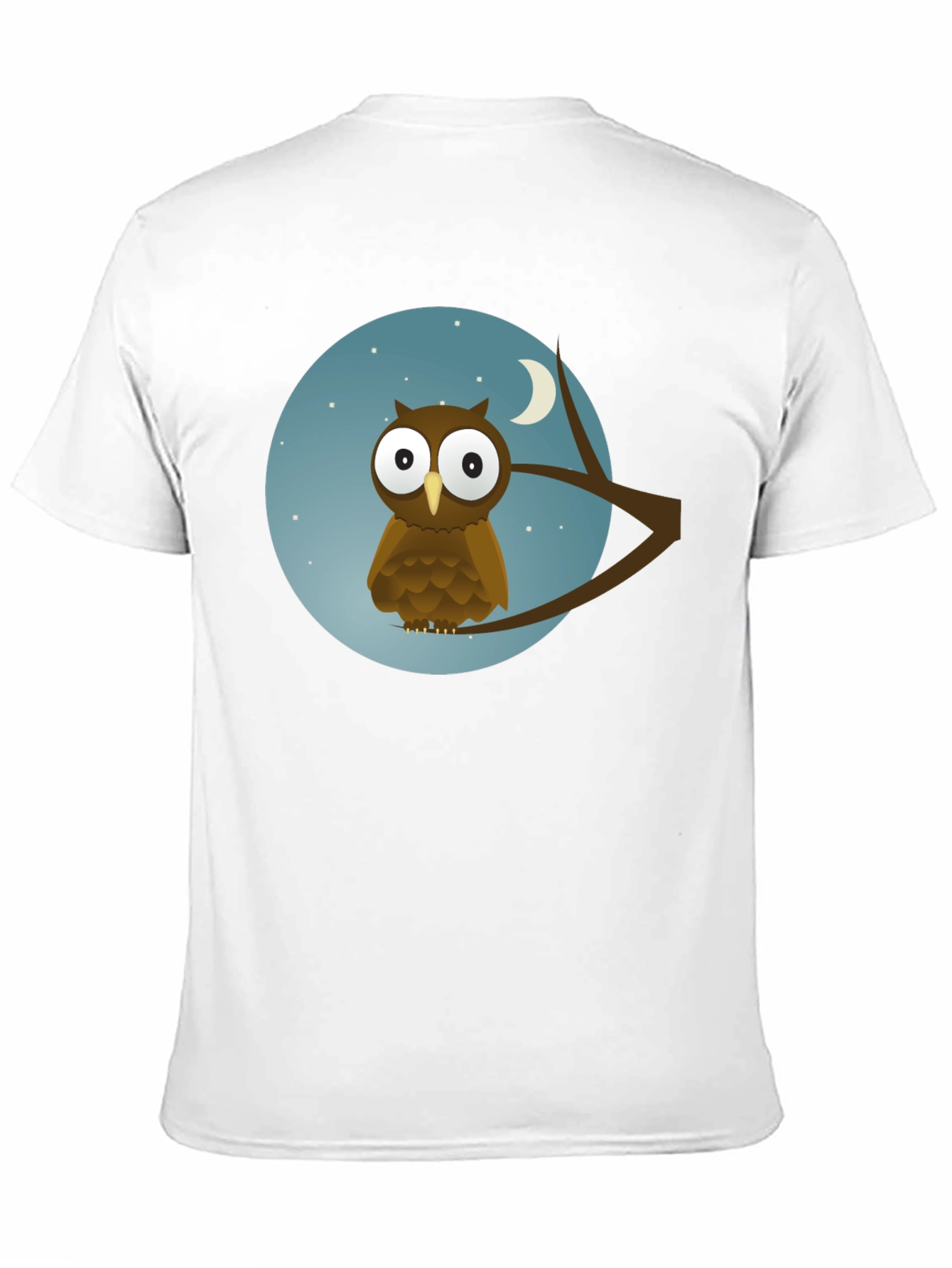 Owl Moon Black T-Shirt