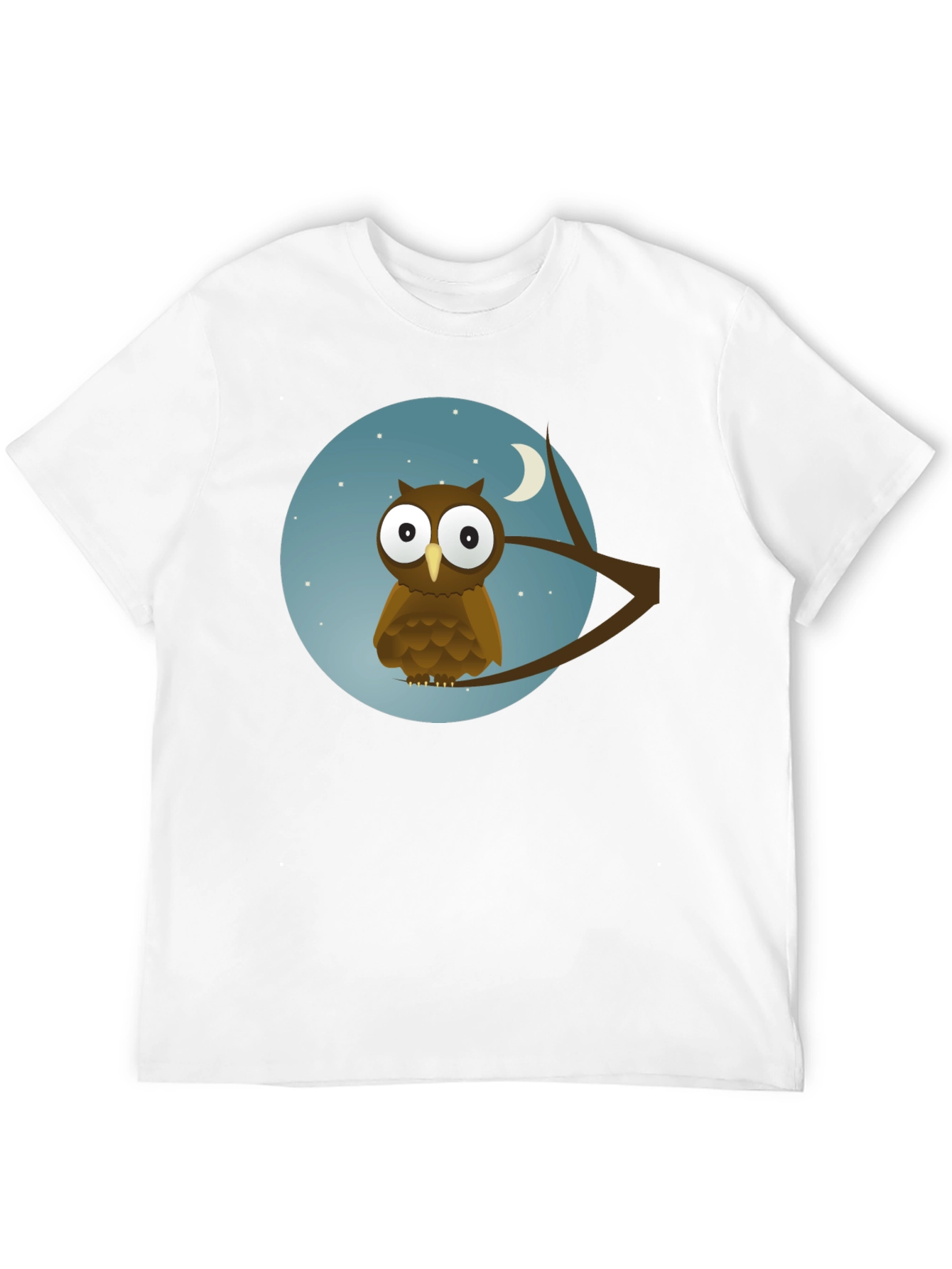 Owl Moon Black T-Shirt