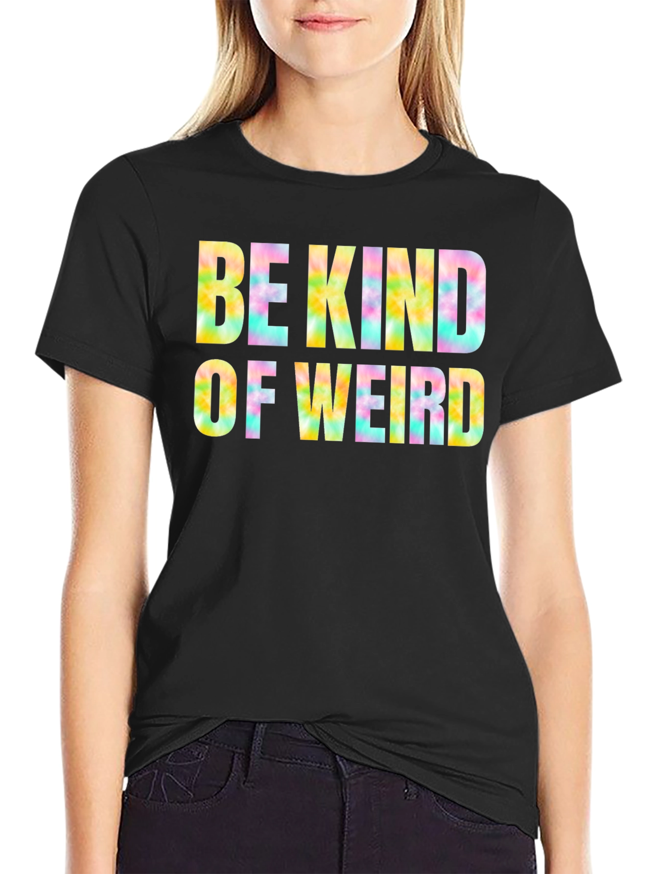 Be Kind Of Weird Graphic T-Shirt - Black