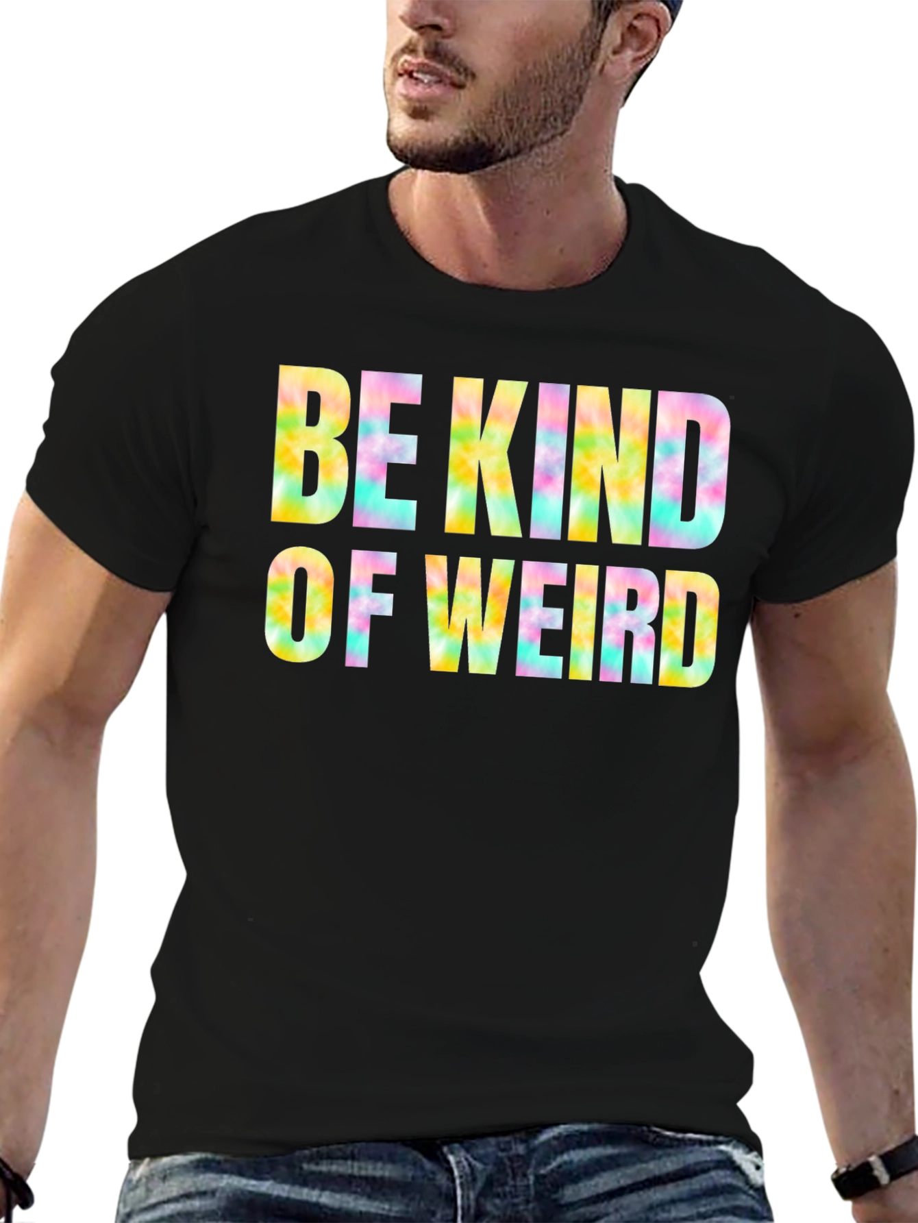 Be Kind Of Weird Graphic T-Shirt - Black