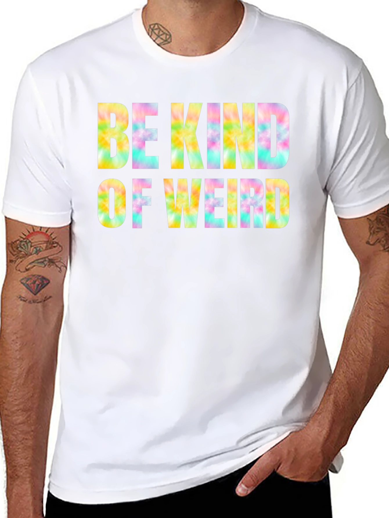 Be Kind Of Weird Graphic T-Shirt - Black