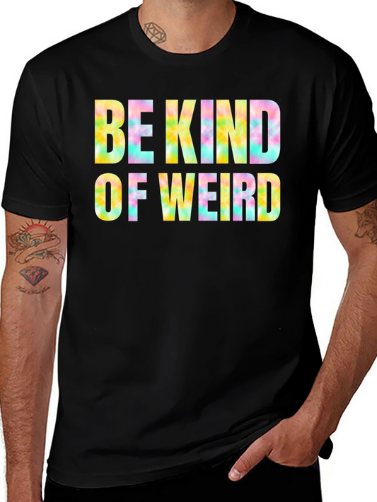Be Kind Of Weird Graphic T-Shirt - Black