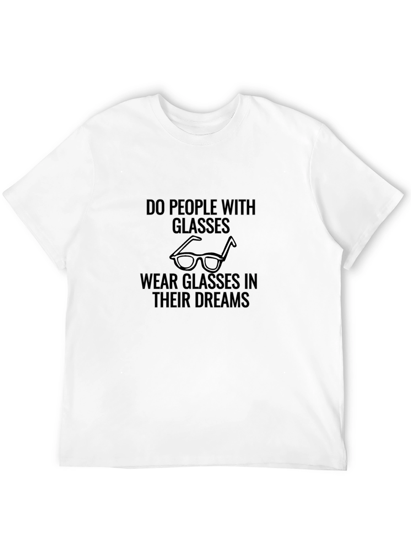 Glasses Dreamer T-Shirt - Black