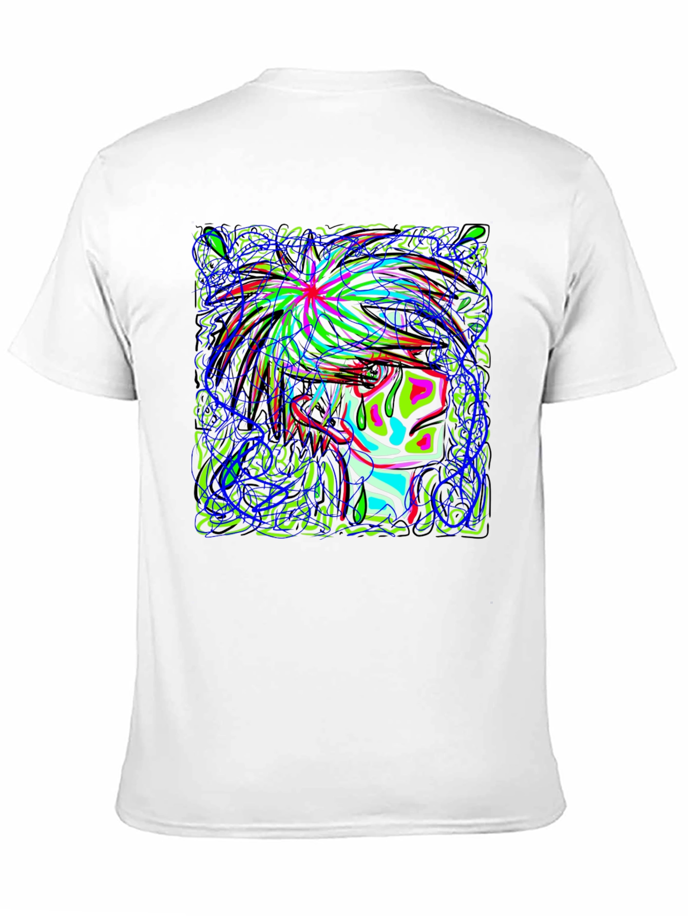 Psychedelic Portrait Graphic Tee