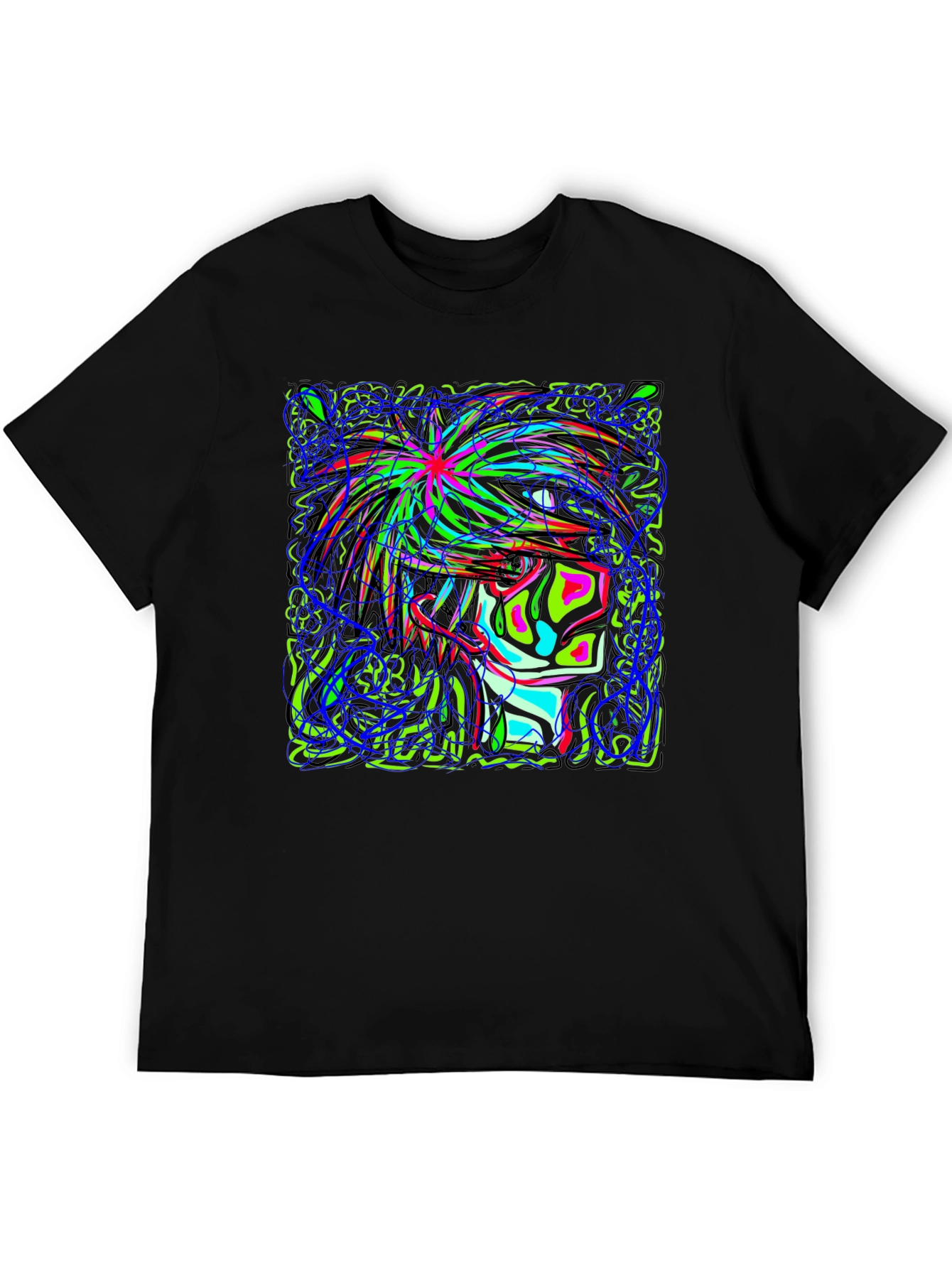 Psychedelic Portrait Graphic Tee