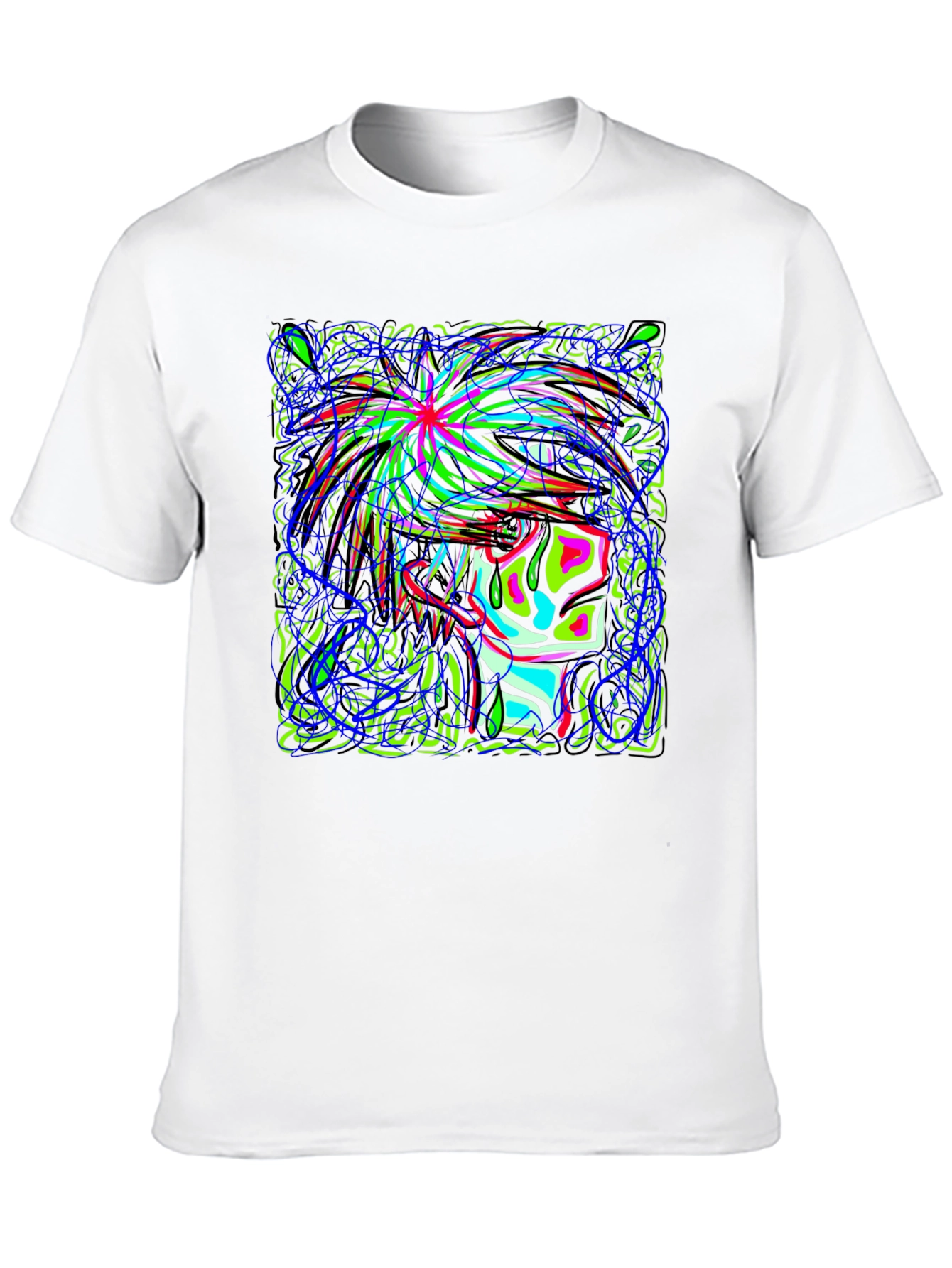 Psychedelic Portrait Graphic Tee