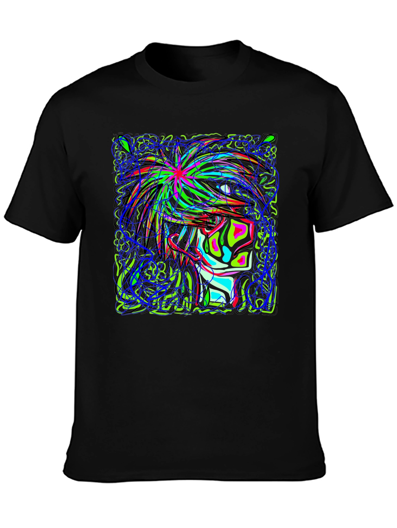 Psychedelic Portrait Graphic Tee