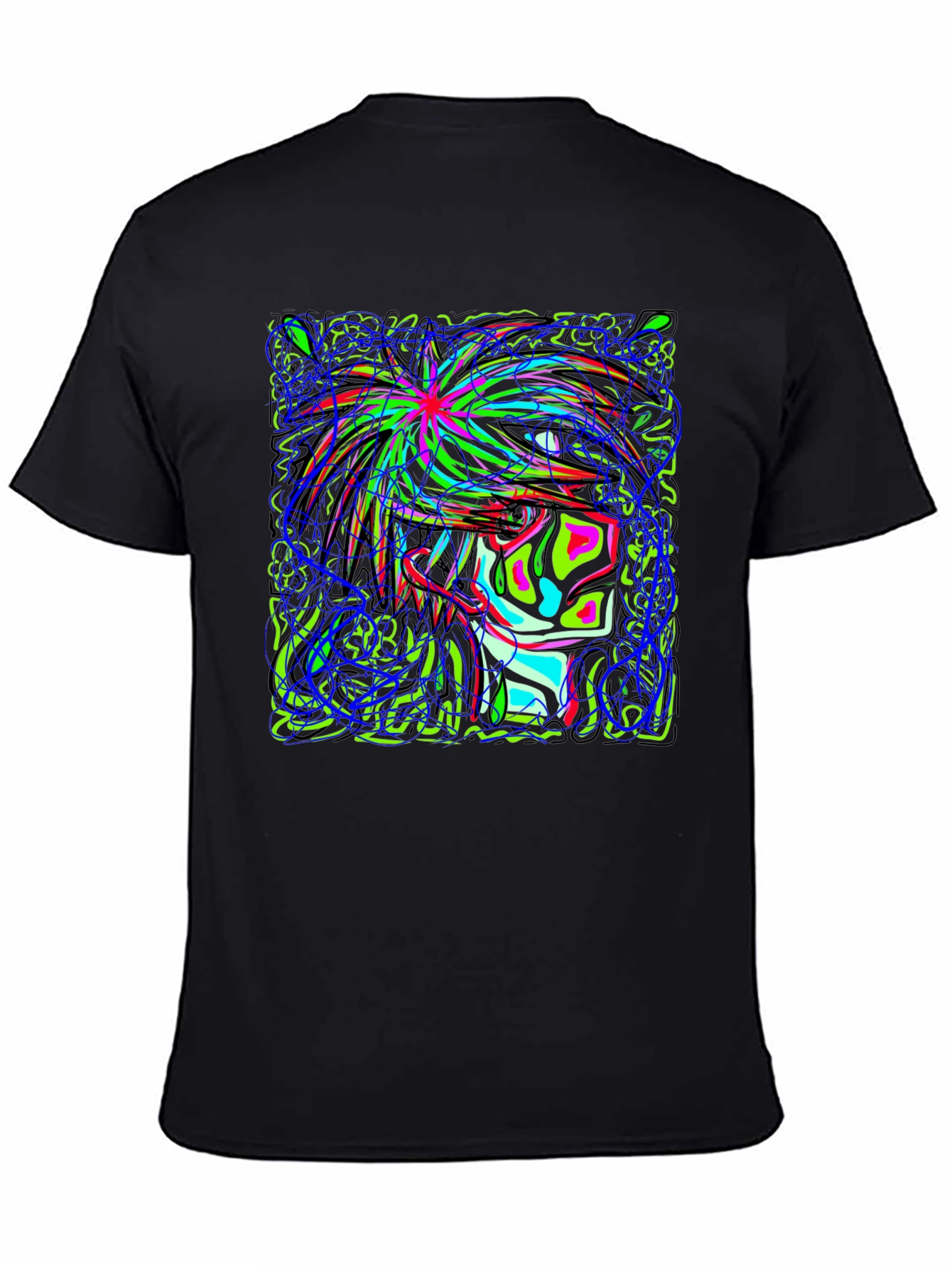 Psychedelic Portrait Graphic Tee