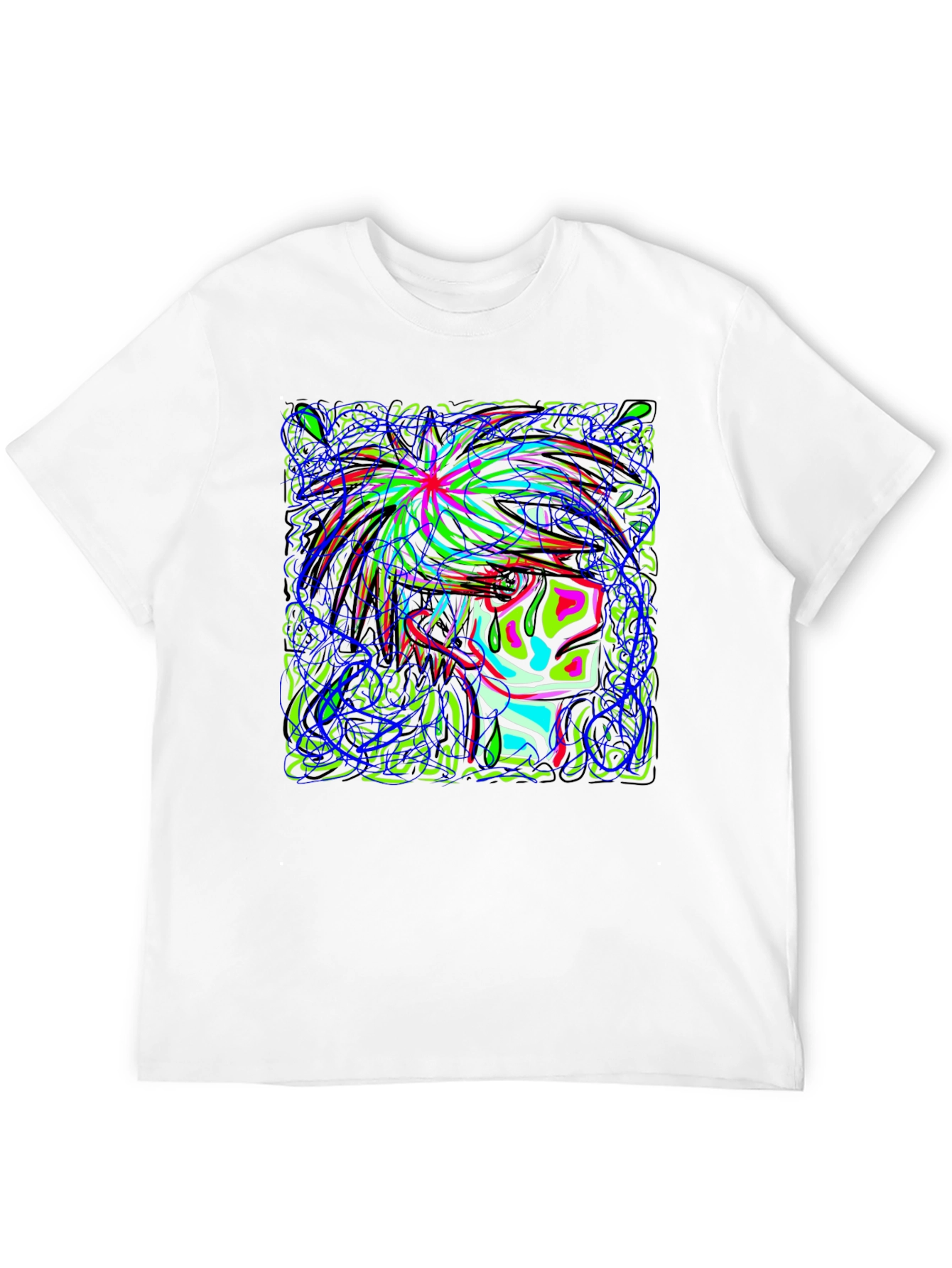 Psychedelic Portrait Graphic Tee